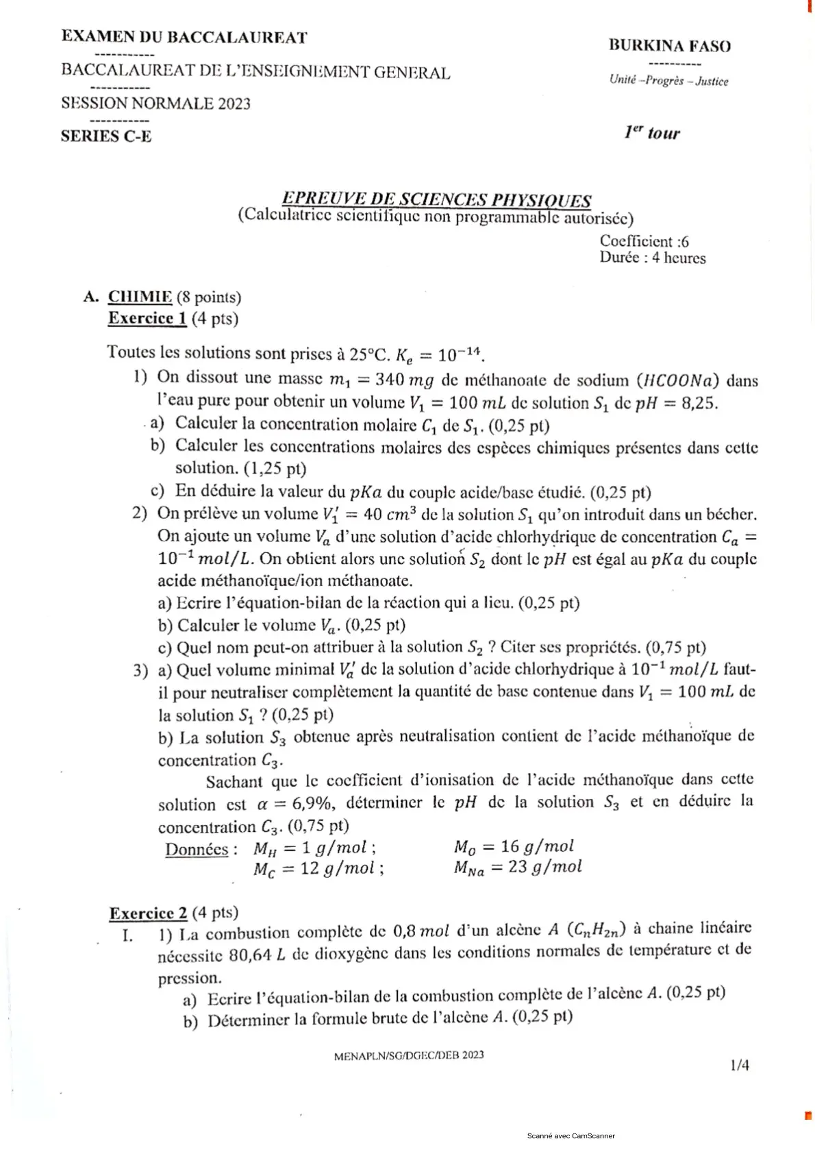Page 4 — Bac 2023