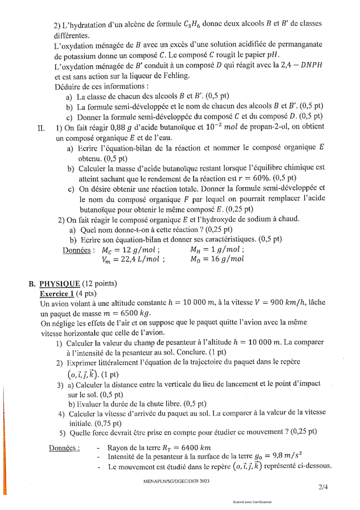 Page 5 — Bac 2023