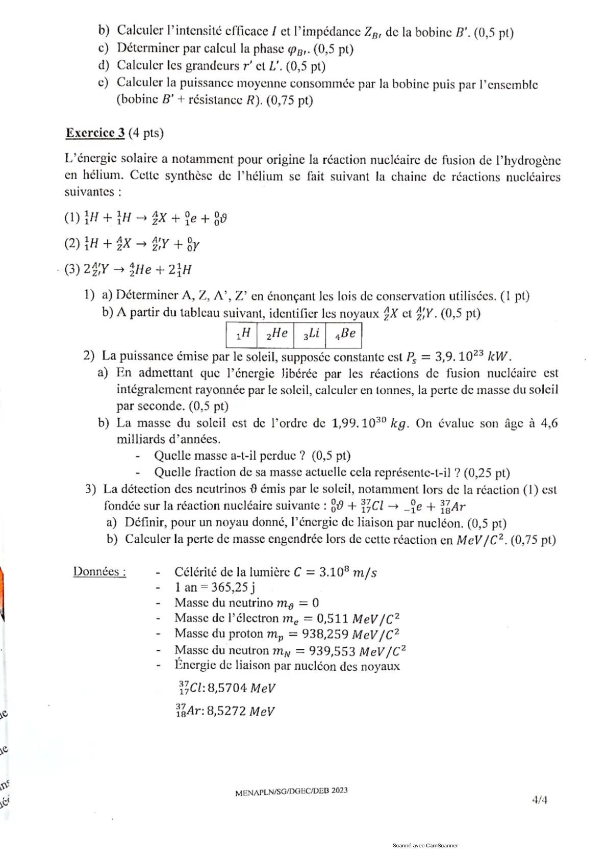 Page 7 — Bac 2023