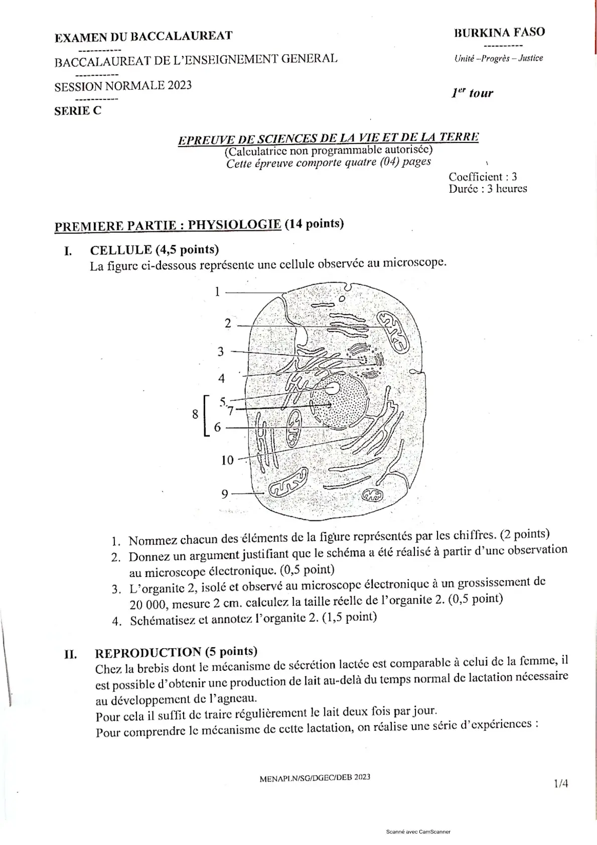 Page 8 — Bac 2023