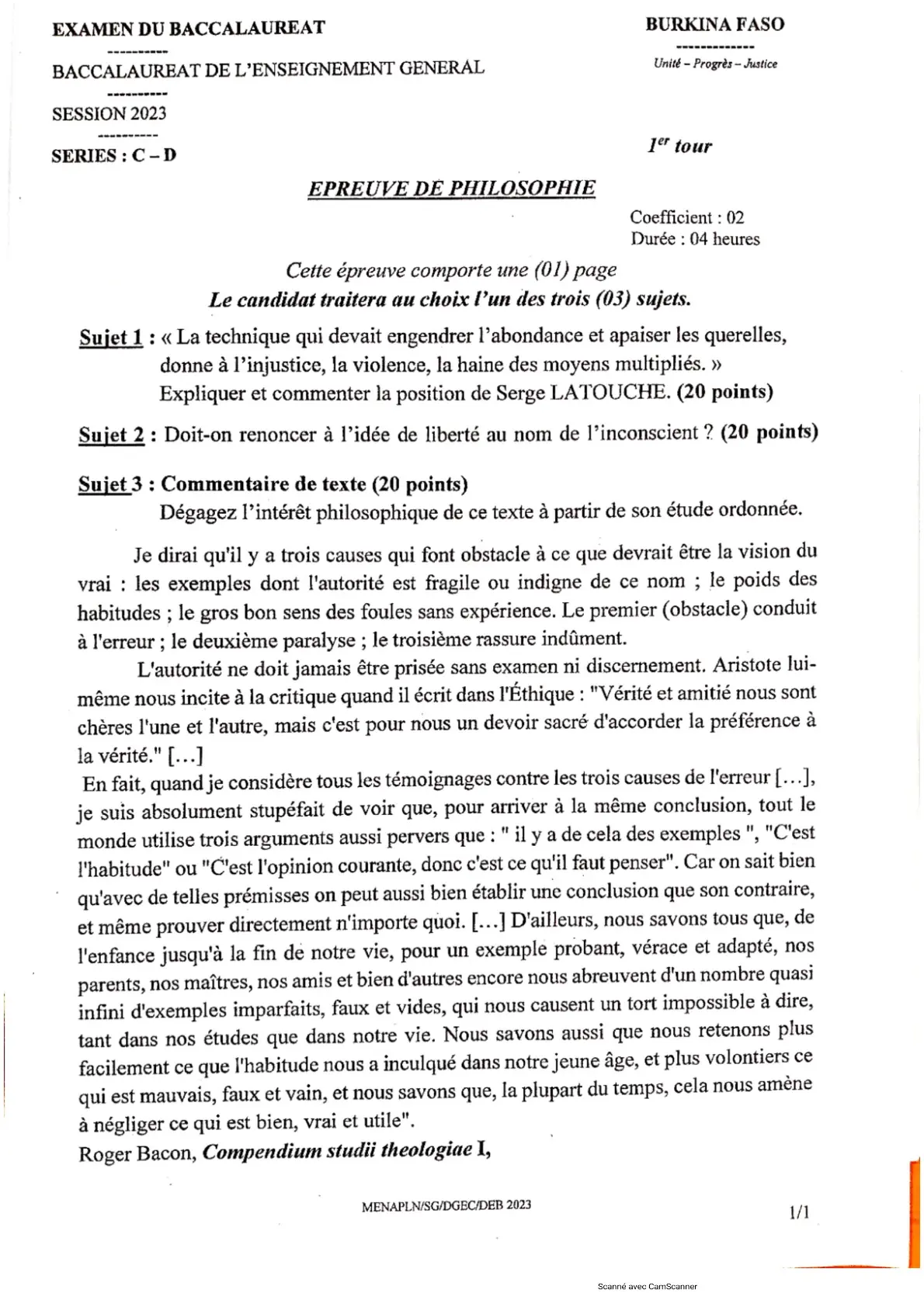 Page 12 — Bac 2023