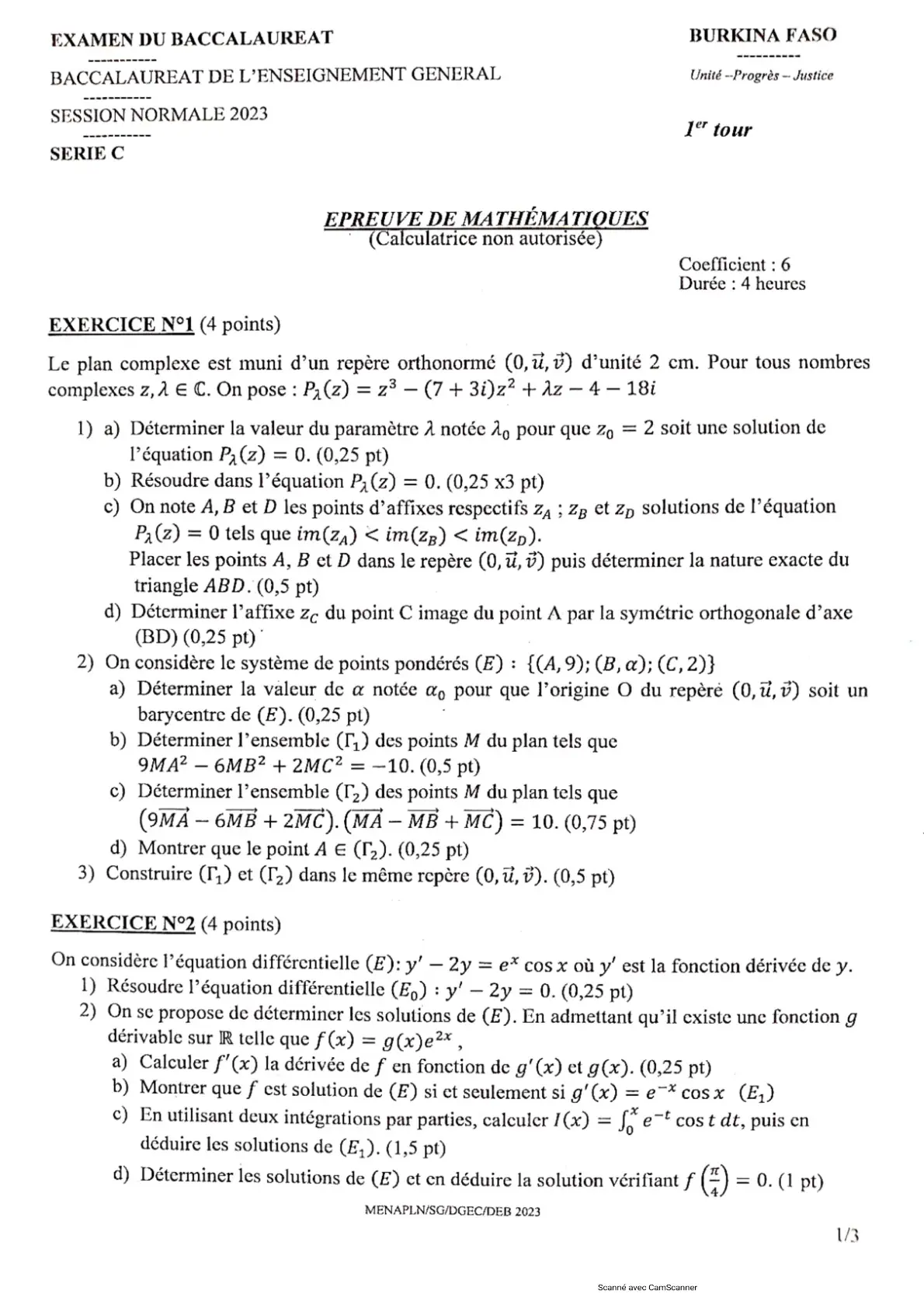Page 16 — Bac 2023