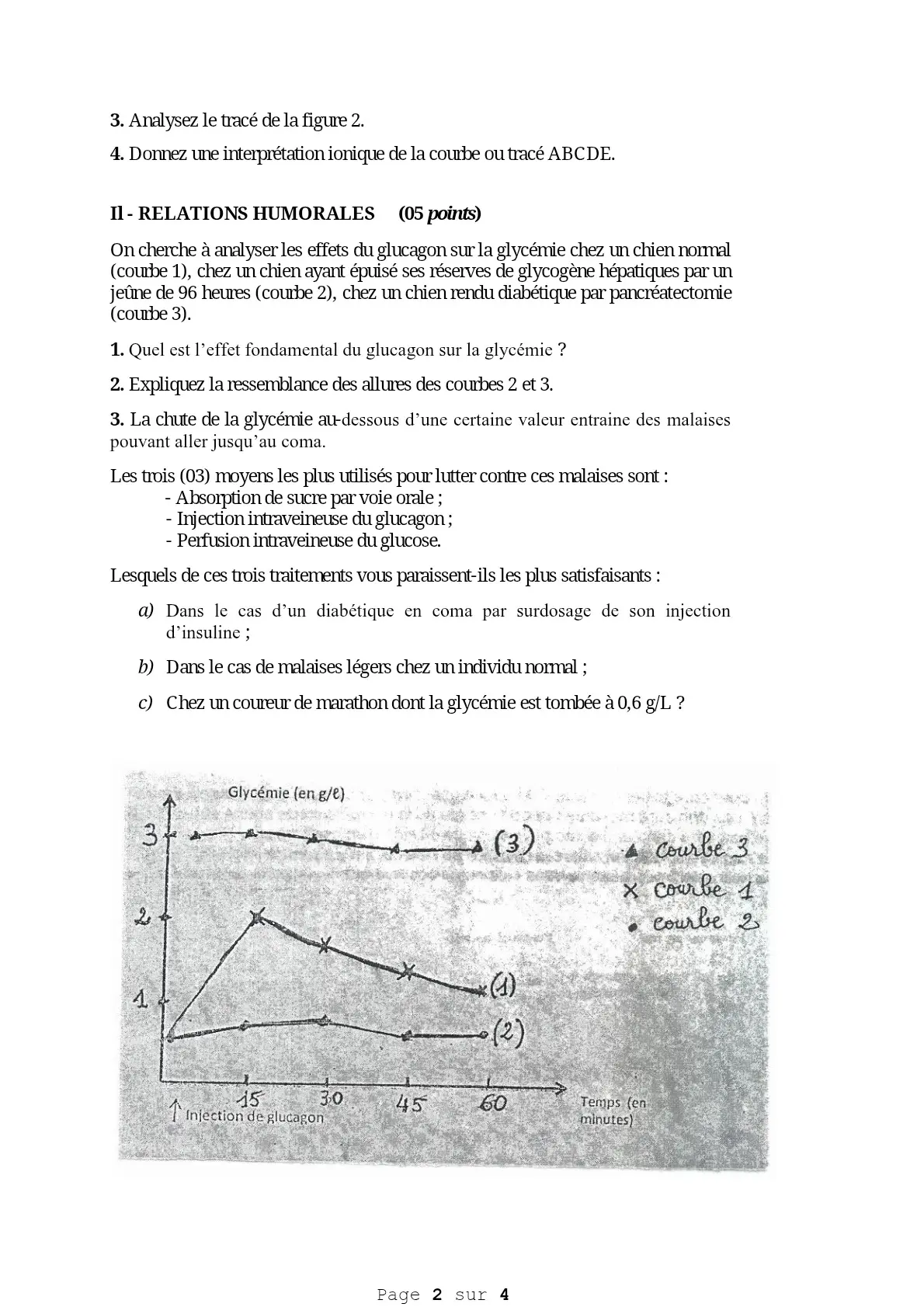 Page 2 — Bac SVT 2er tour 2 épreuve 