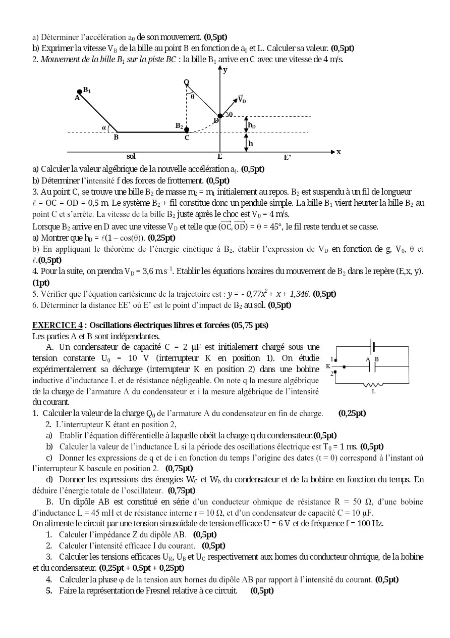 Page 2 — Examen blanc 