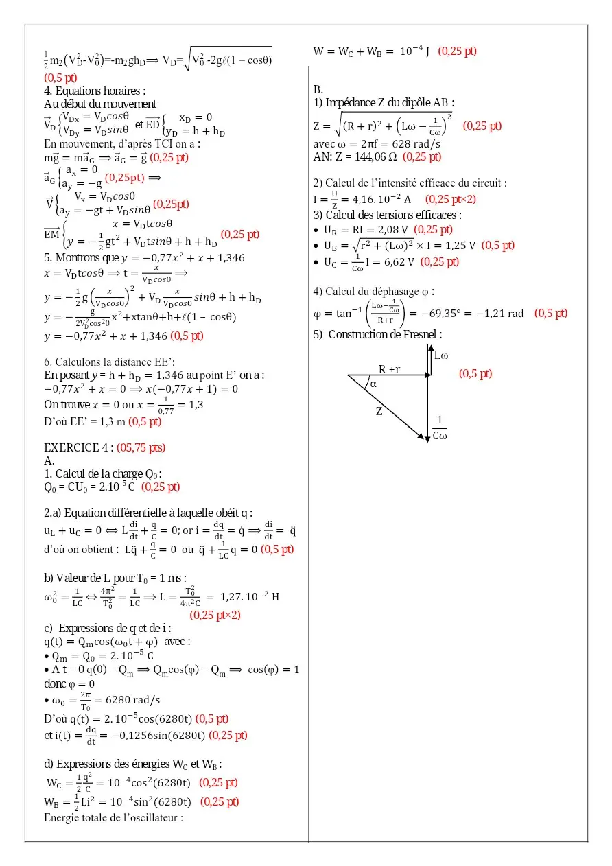 Page 4 — Examen blanc 