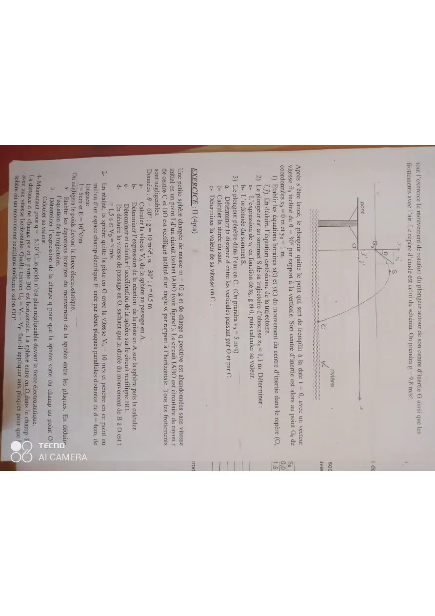 Page 7 — Épreuve de physique chimie de LSNB