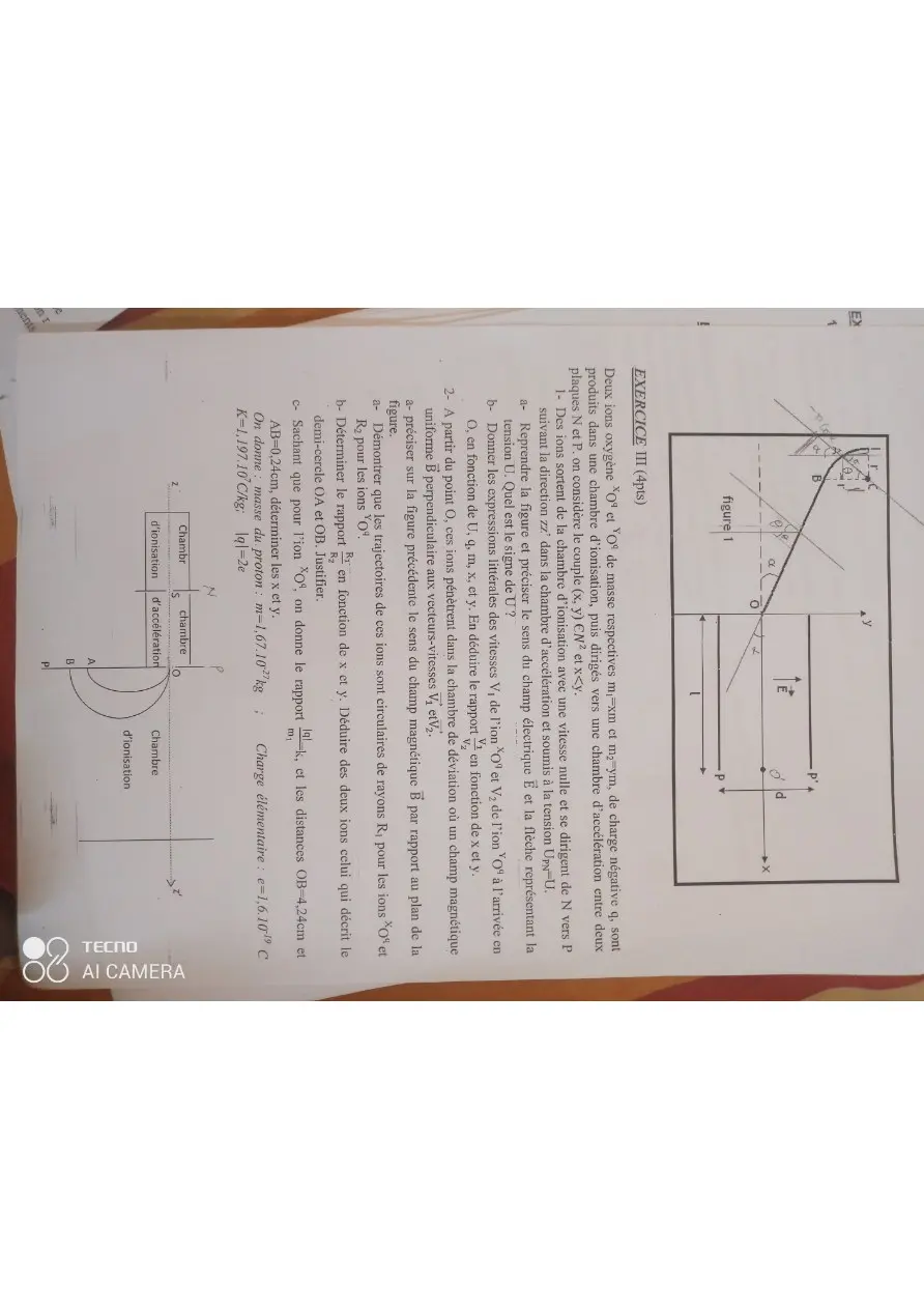 Page 8 — Épreuve de physique chimie de LSNB