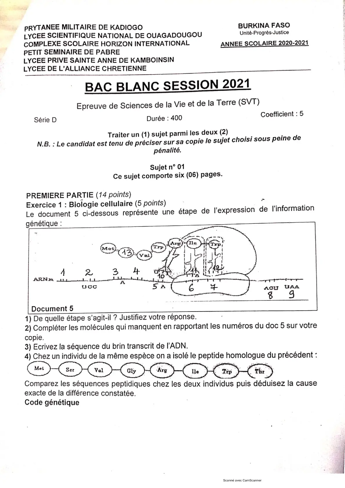 Page 6 — Bac blanc PMK 