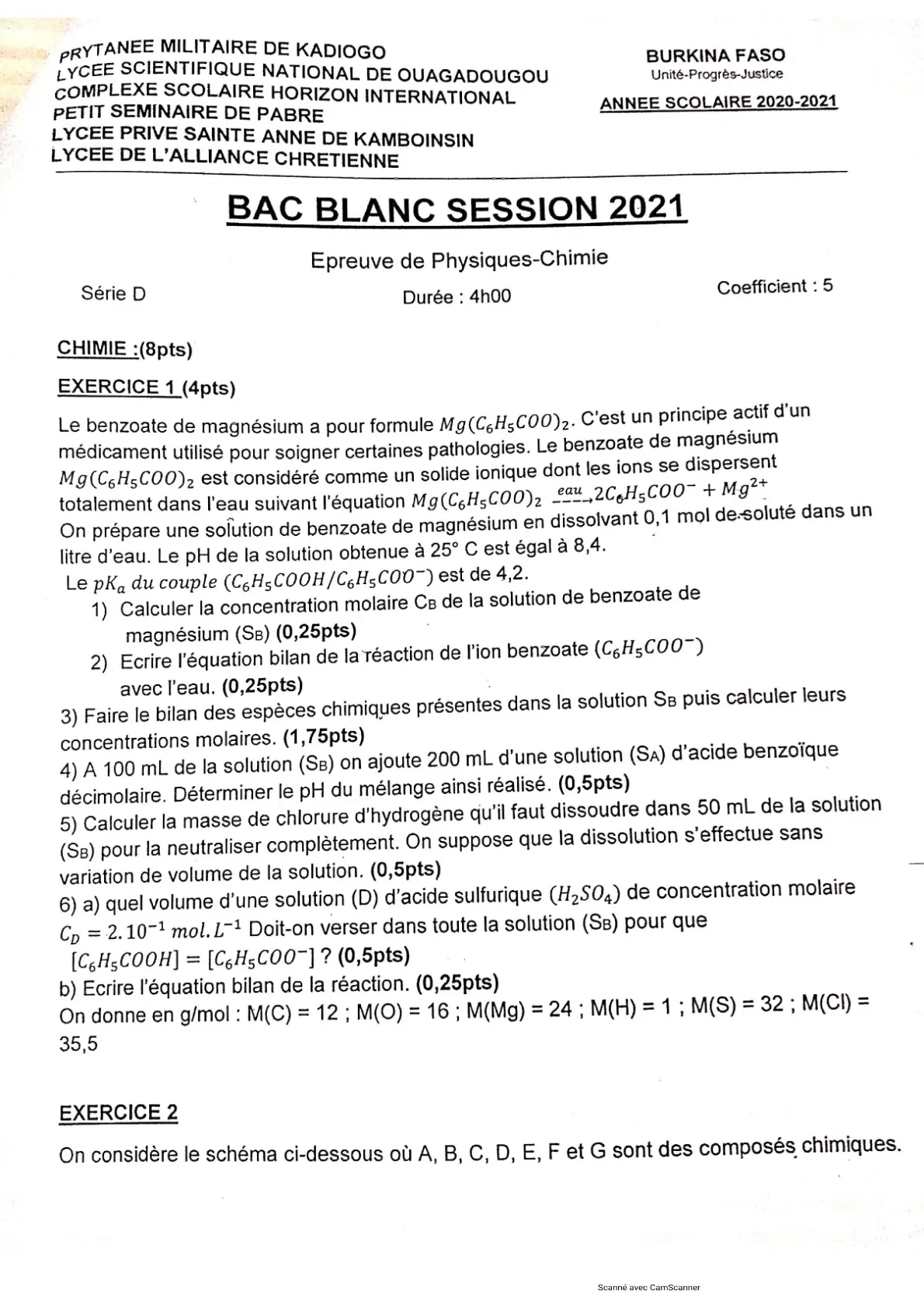Page 19 — Bac blanc PMK 