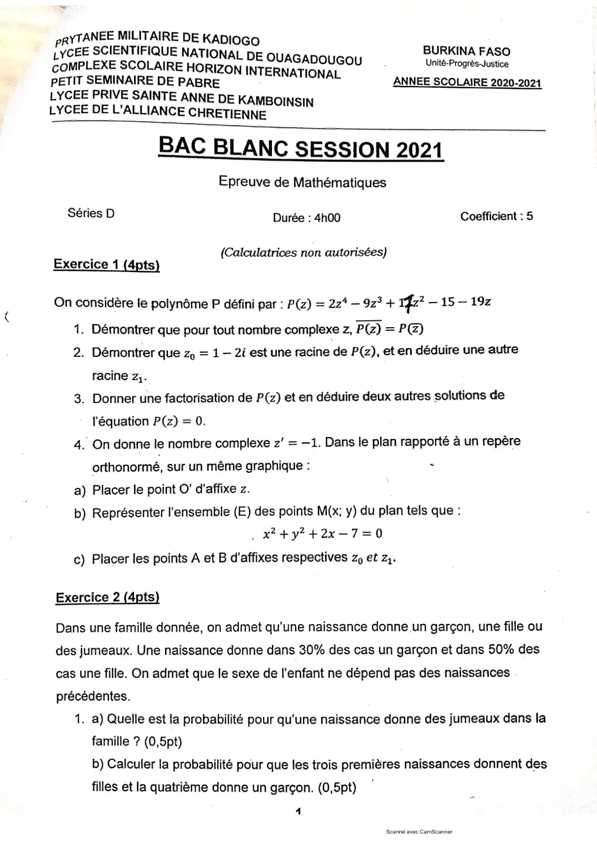 Page 24 — Bac blanc PMK 