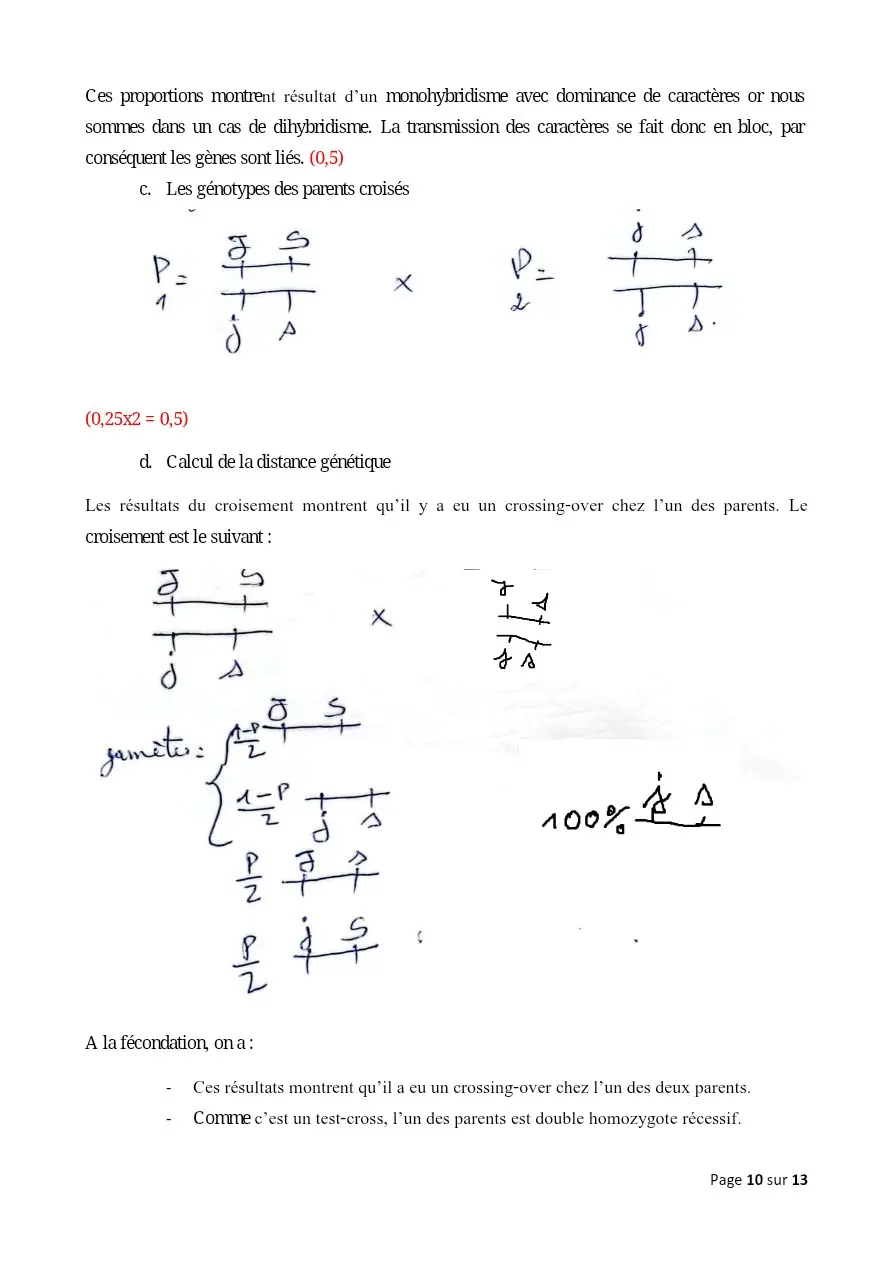 Page 10 — Correction de la composition harmonisé du tuy