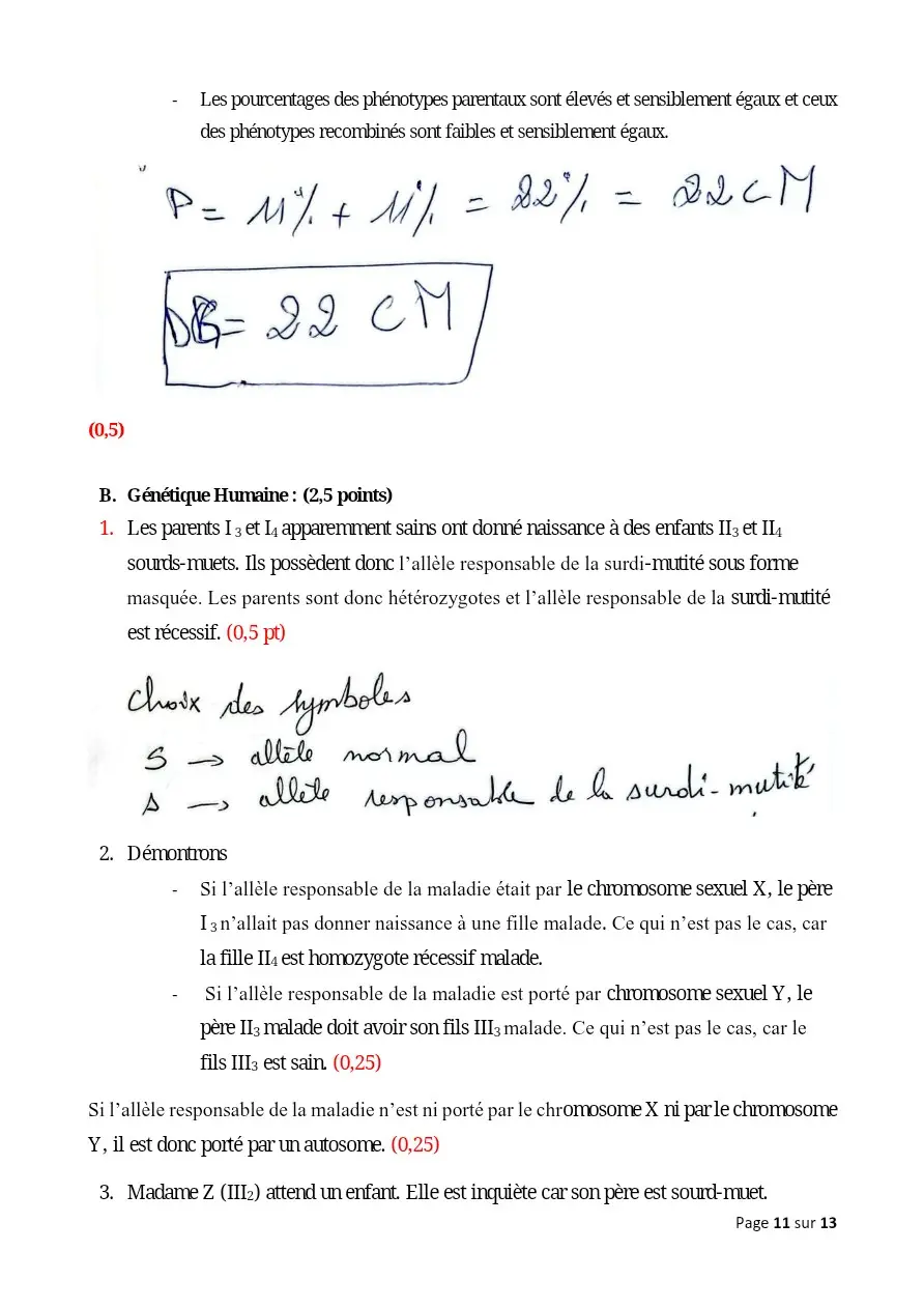 Page 11 — Correction de la composition harmonisé du tuy