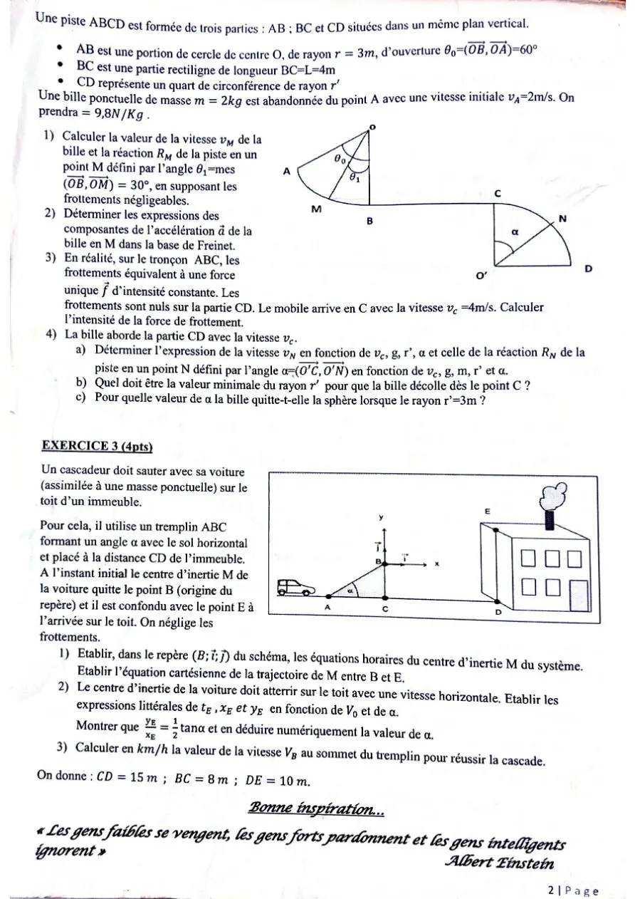 Page 4 — Sujets de PC
