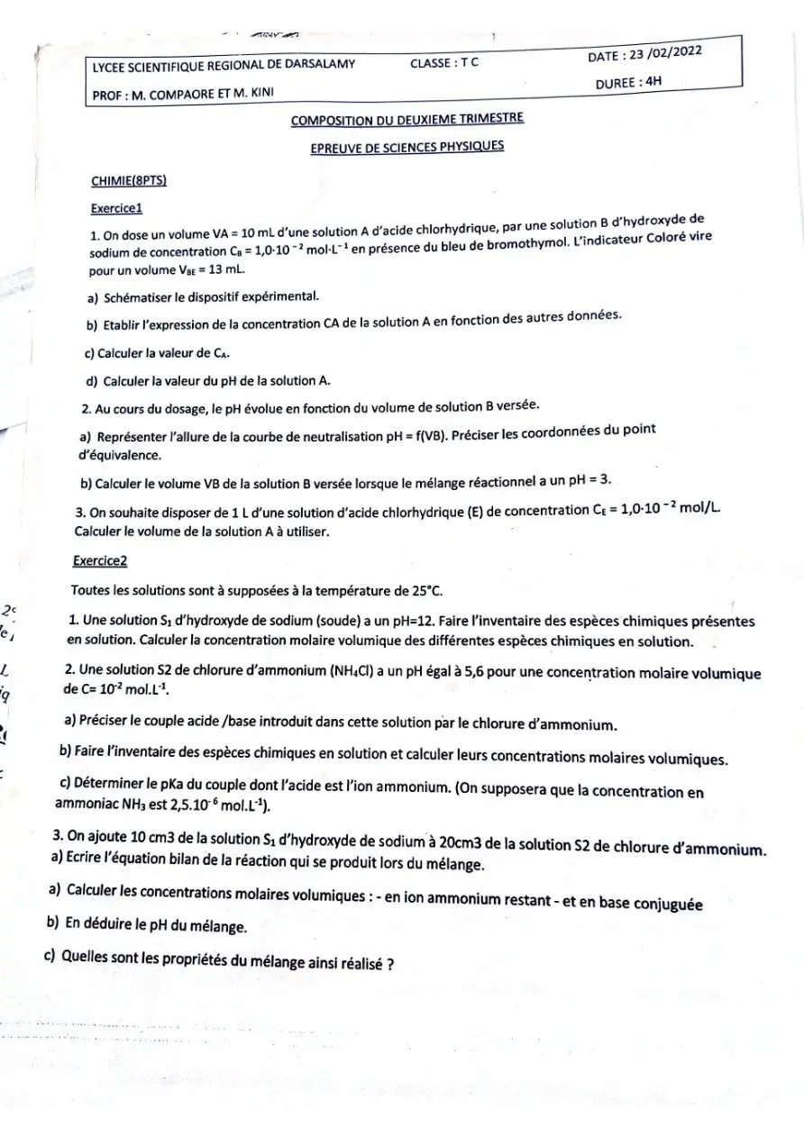 Page 11 — Sujets de PC