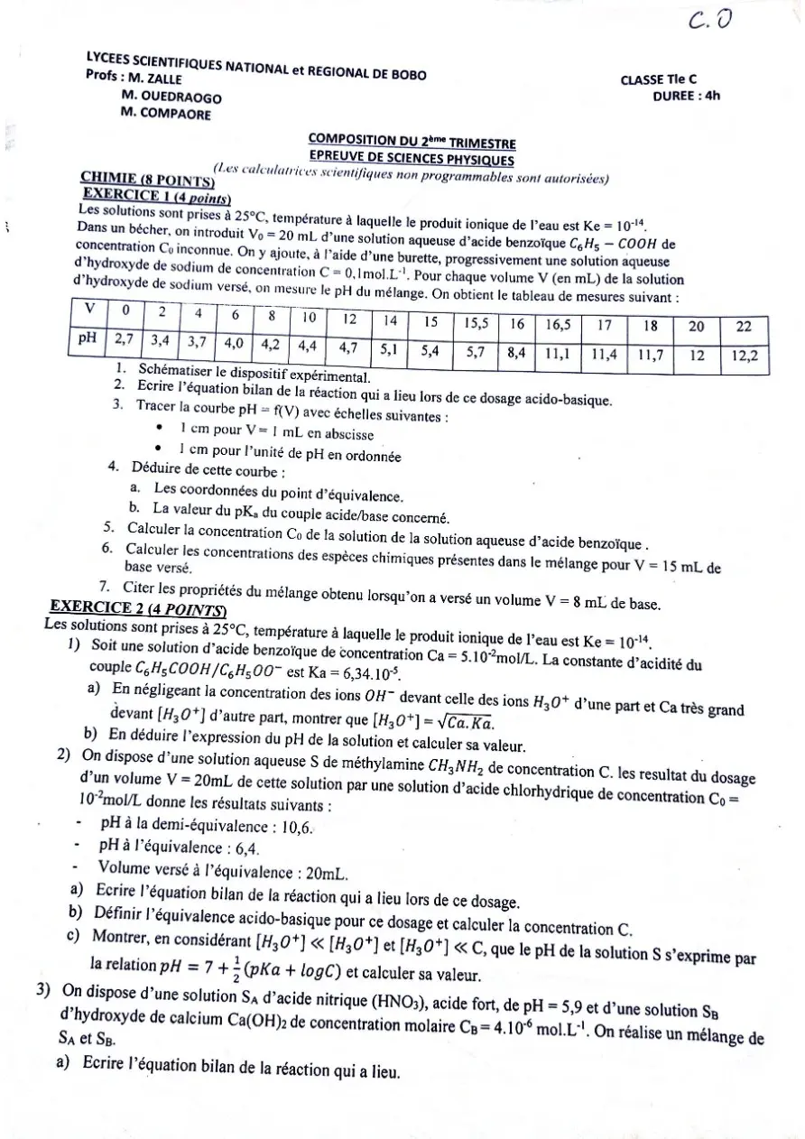Page 14 — Sujets de PC