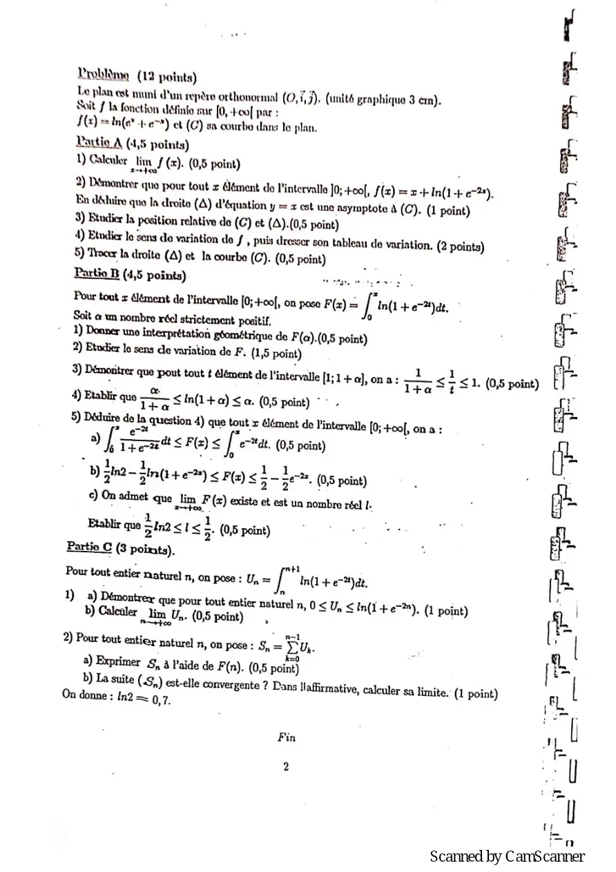 Page 8 — Recueille de sujet bac math c-d