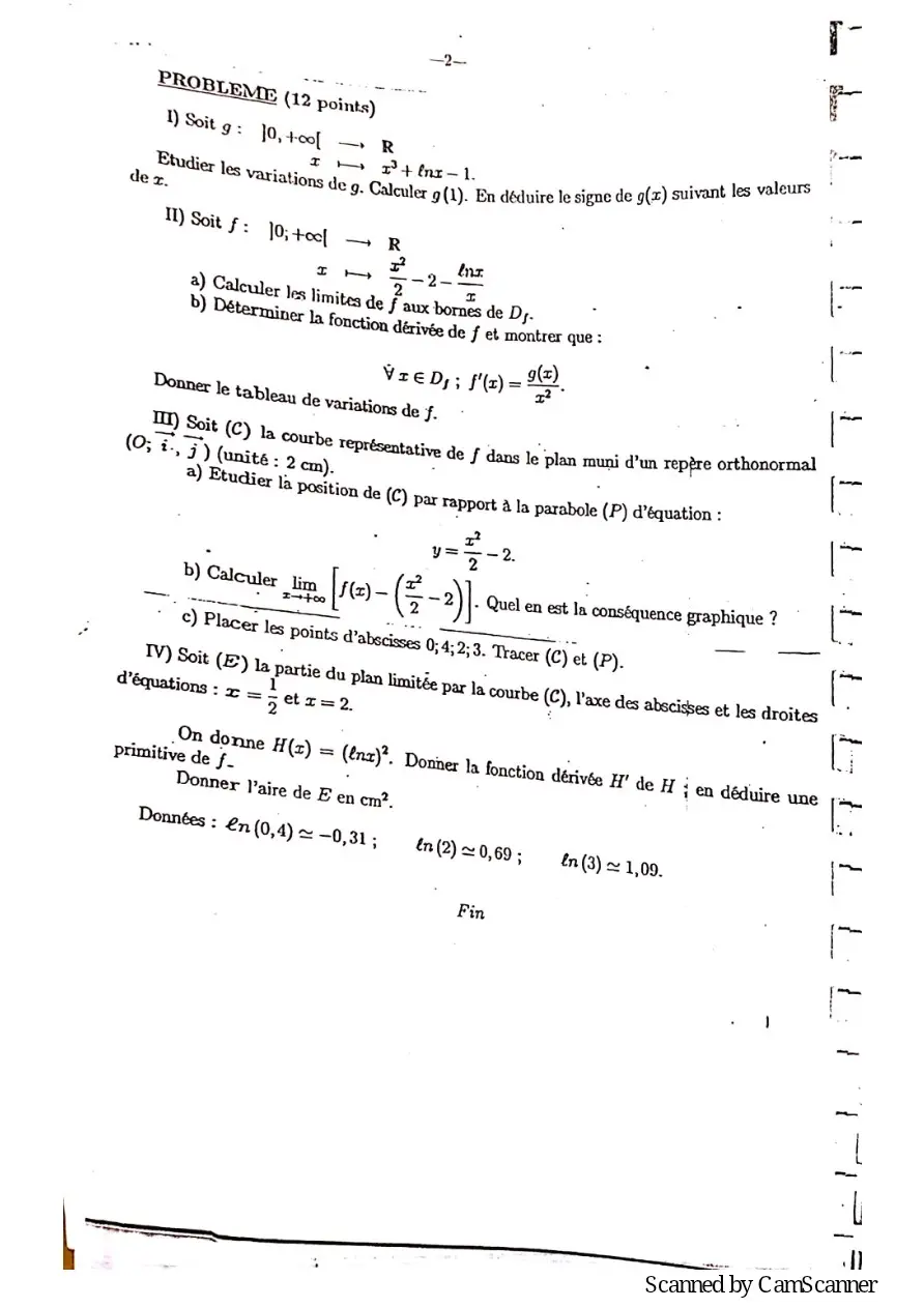 Page 17 — Recueille de sujet bac math c-d