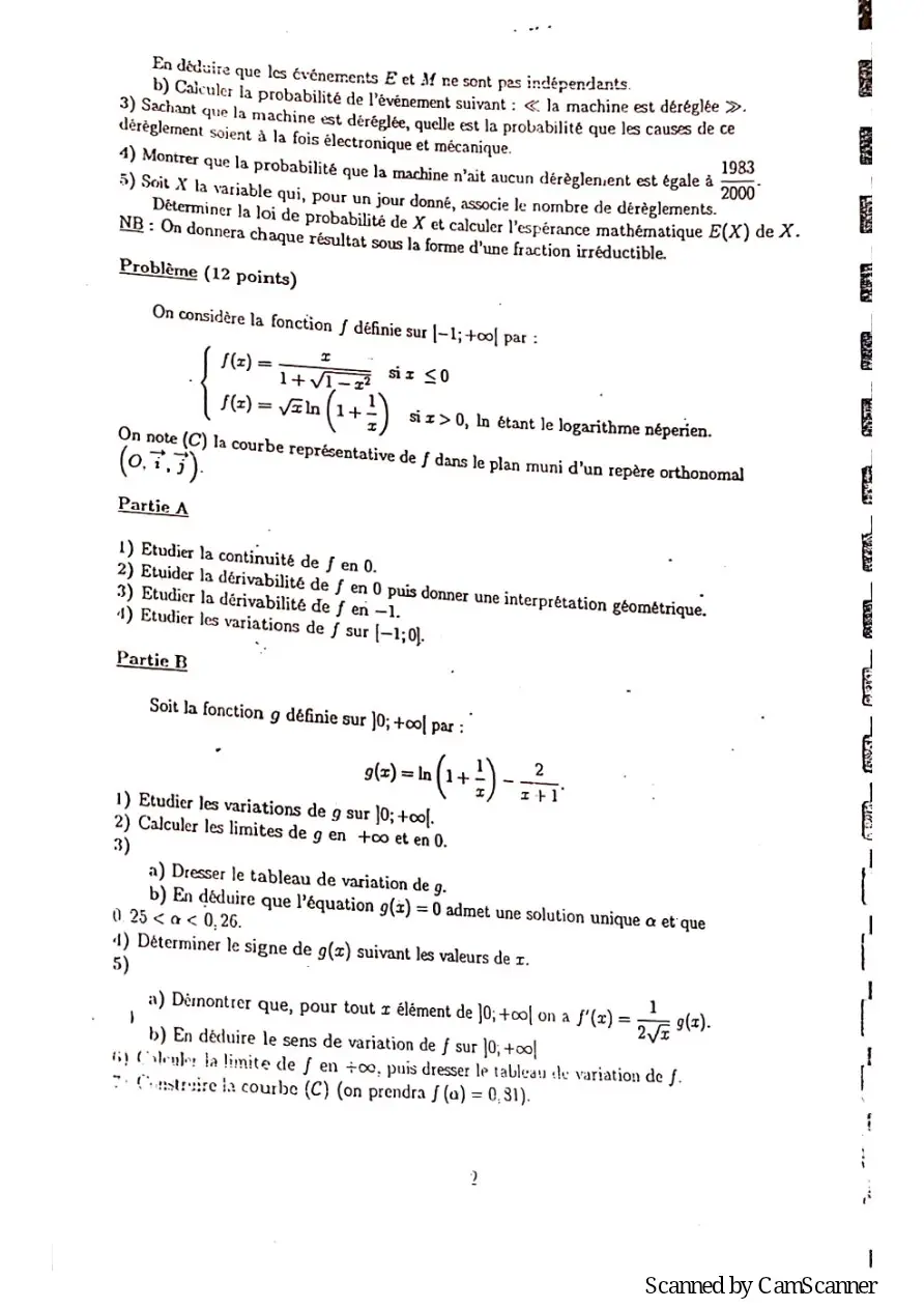 Page 30 — Recueille de sujet bac math c-d