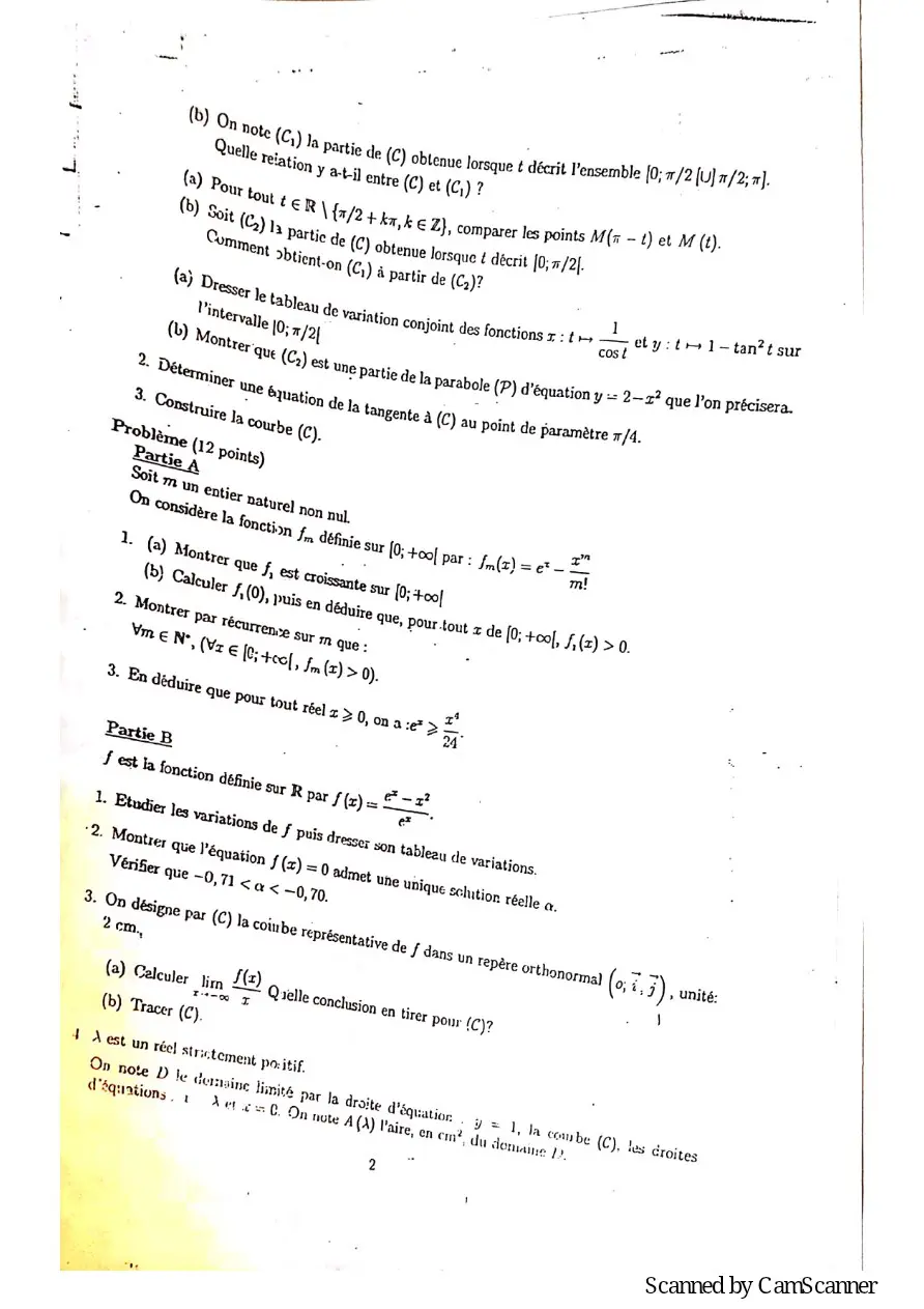Page 39 — Recueille de sujet bac math c-d