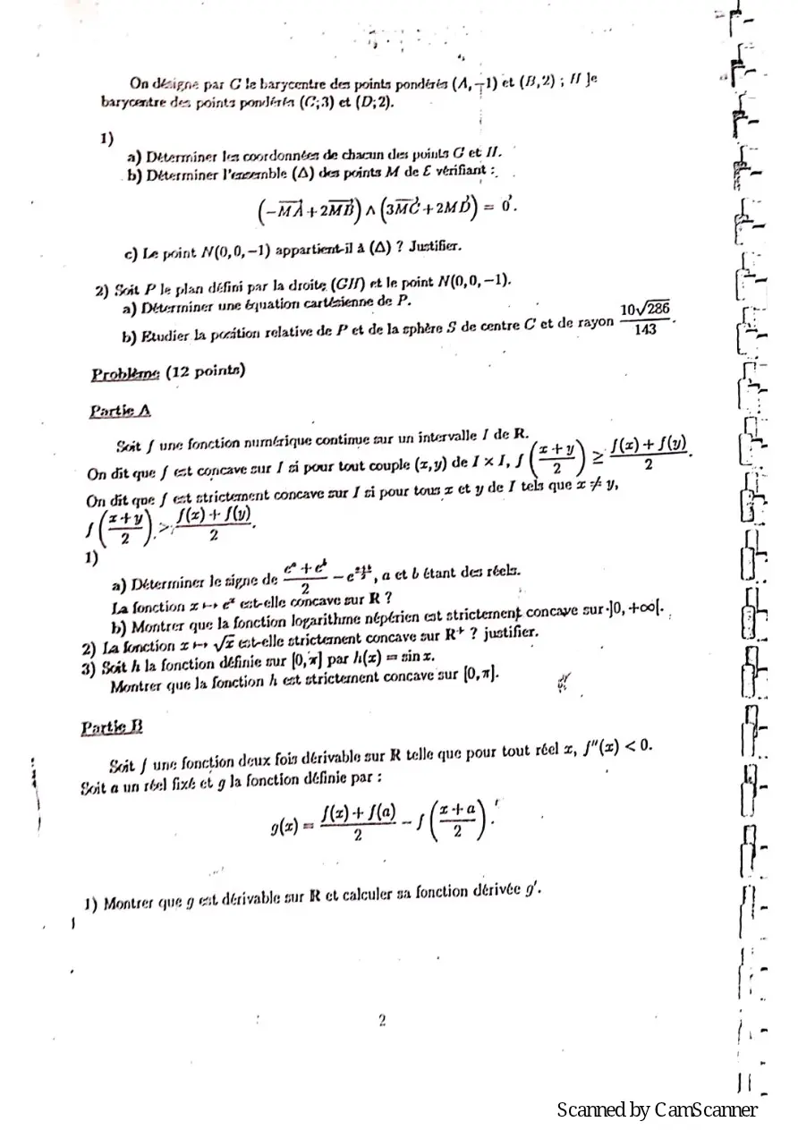 Page 36 — Recueille de sujet bac math c-d