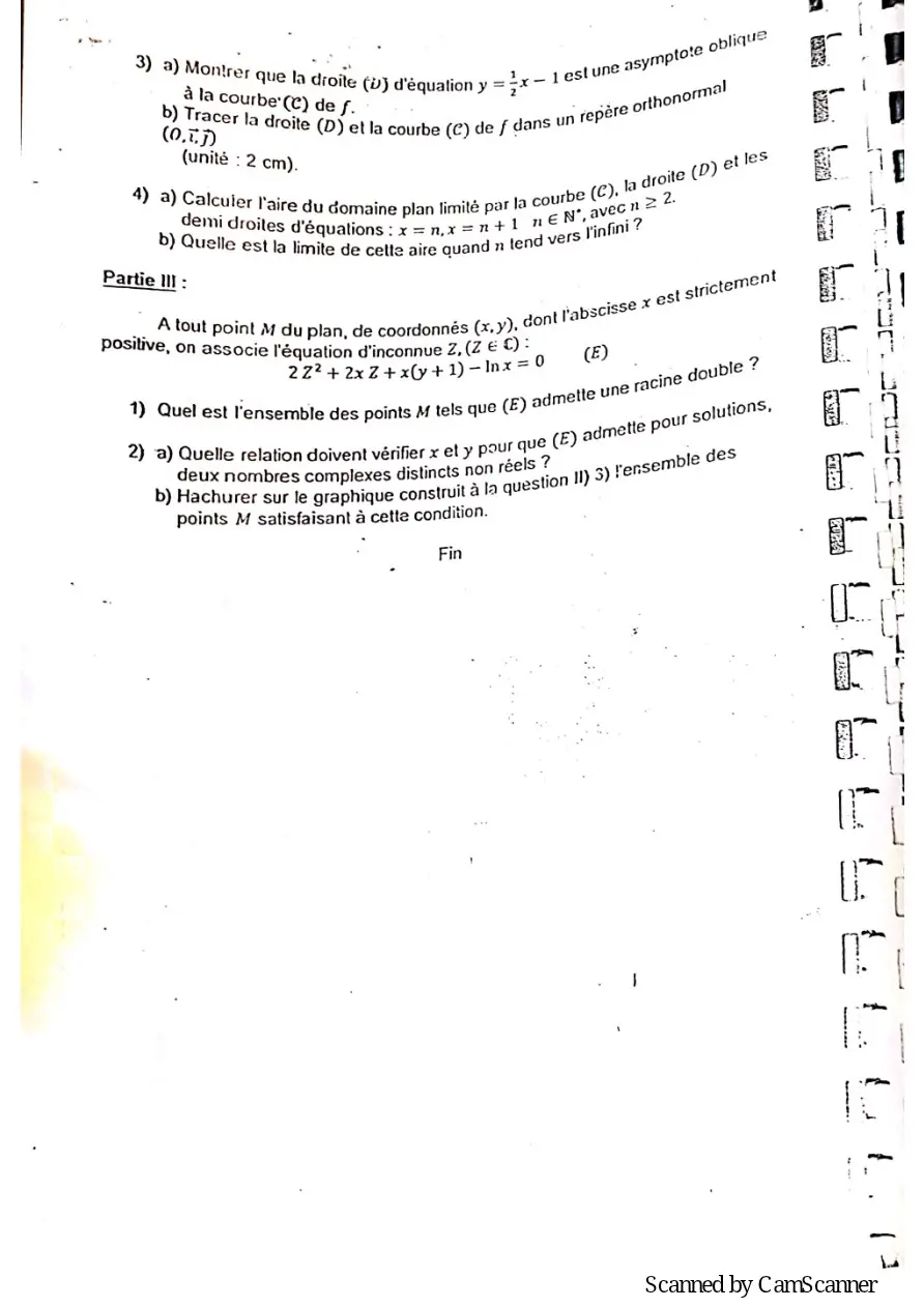 Page 49 — Recueille de sujet bac math c-d