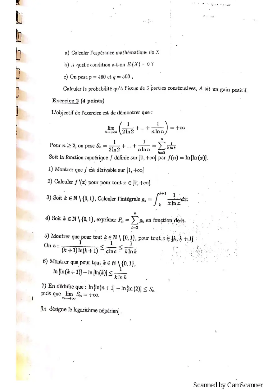 Page 51 — Recueille de sujet bac math c-d