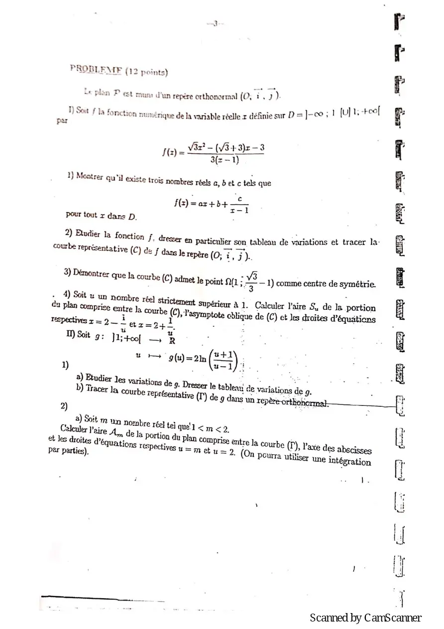 Page 52 — Recueille de sujet bac math c-d