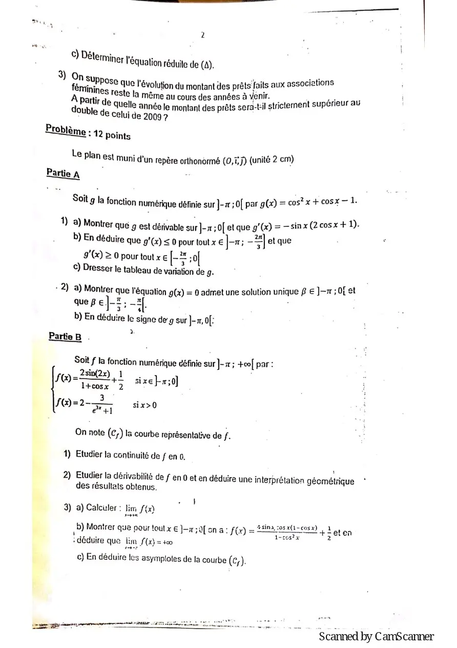Page 57 — Recueille de sujet bac math c-d