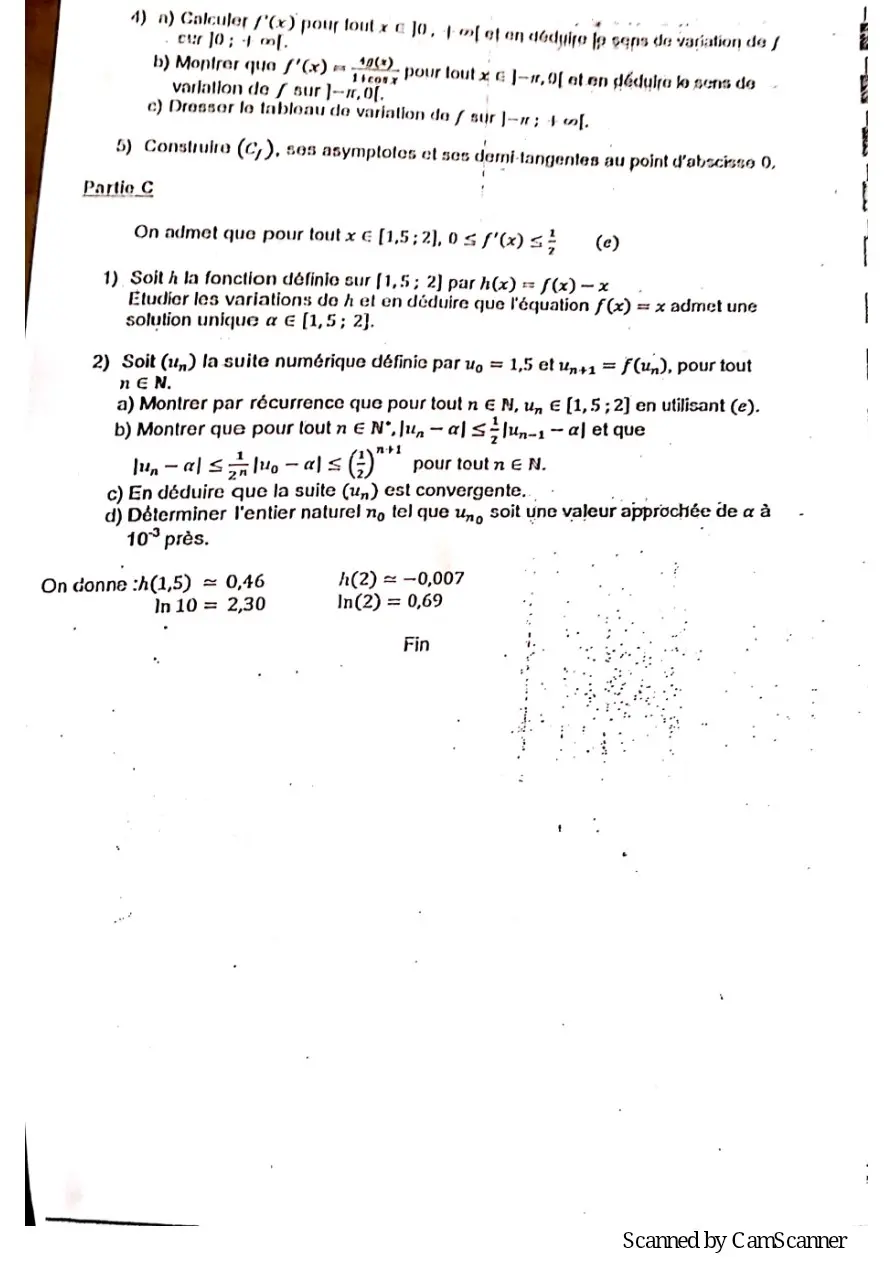 Page 58 — Recueille de sujet bac math c-d