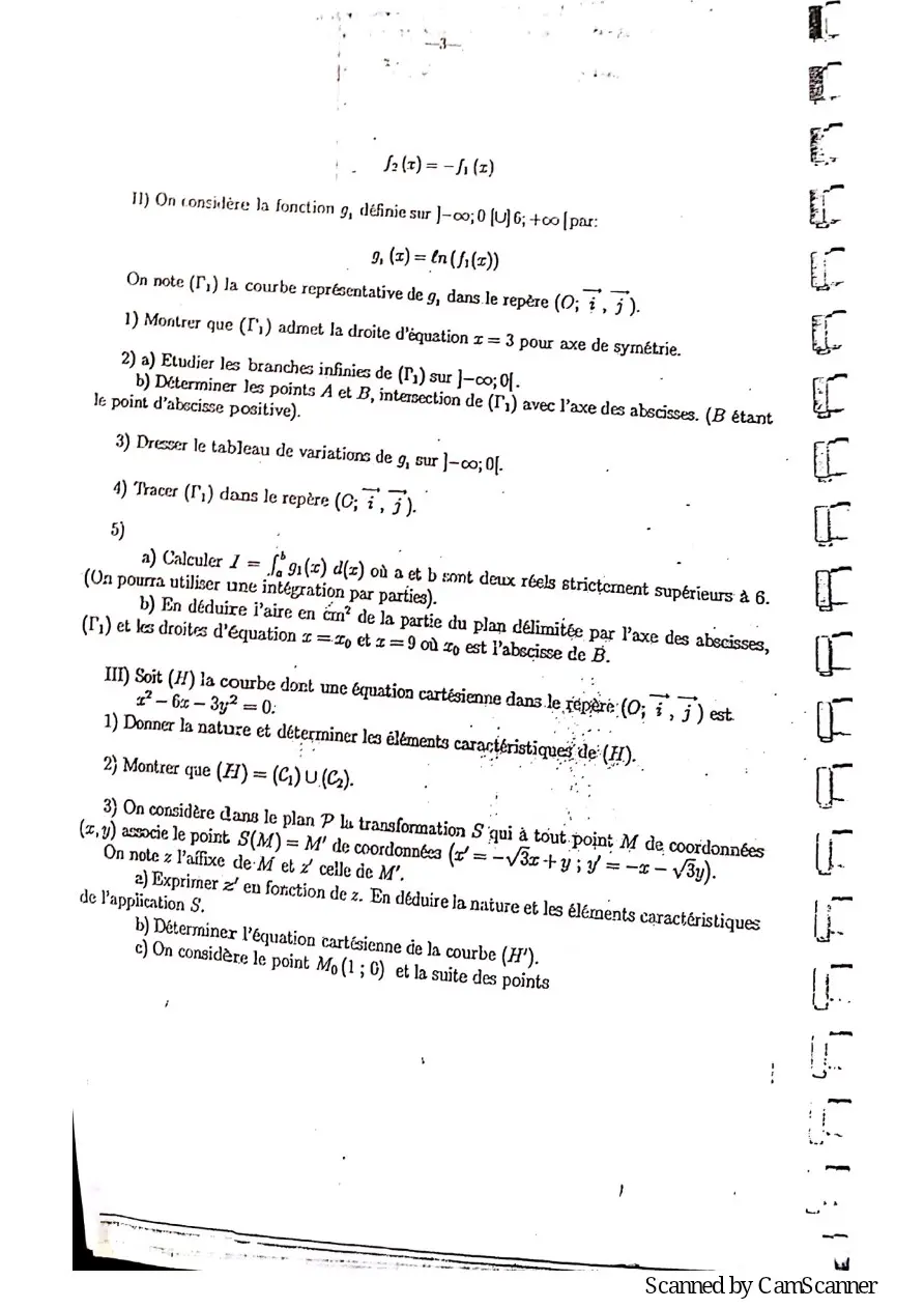 Page 56 — Recueille de sujet bac math c-d