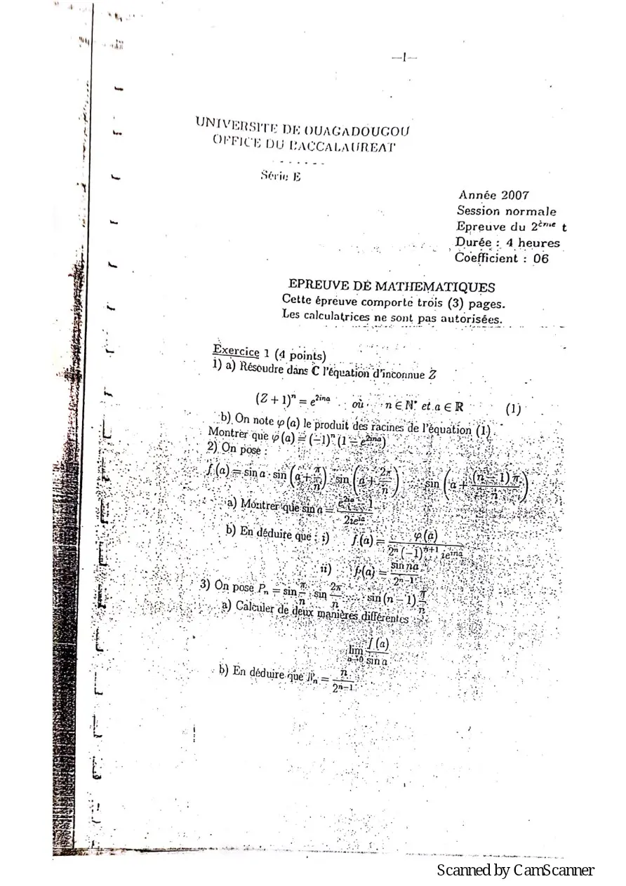 Page 59 — Recueille de sujet bac math c-d
