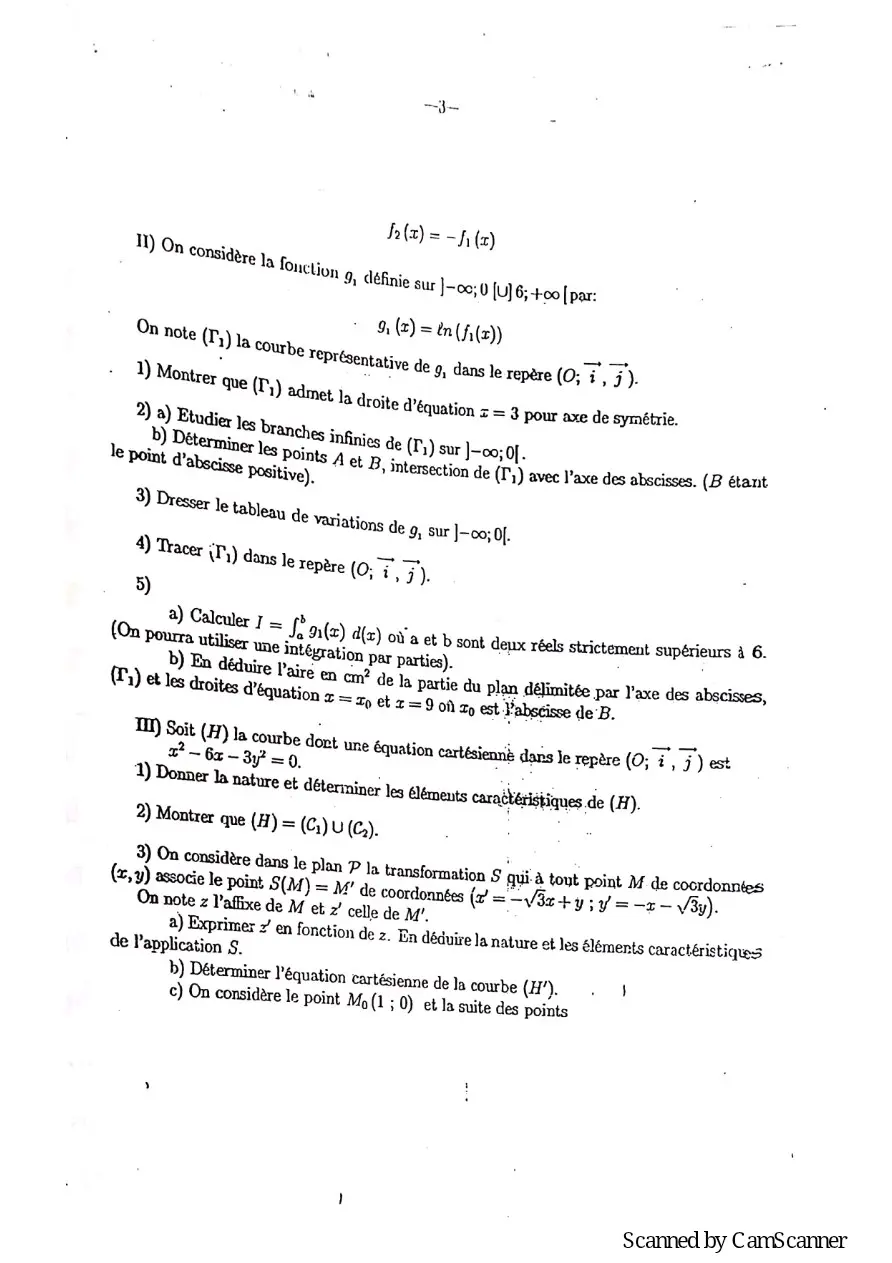 Page 62 — Recueille de sujet bac math c-d