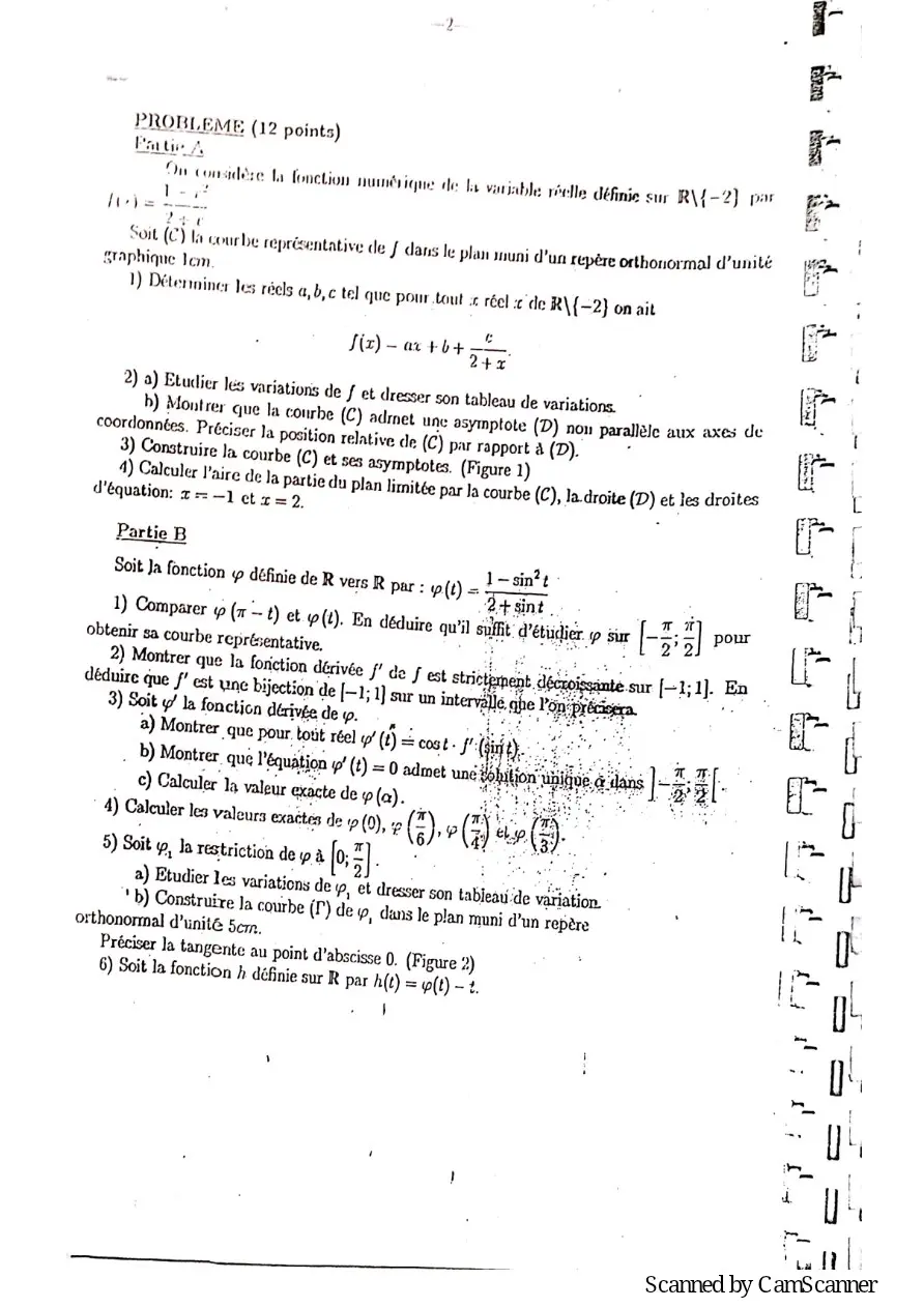 Page 69 — Recueille de sujet bac math c-d