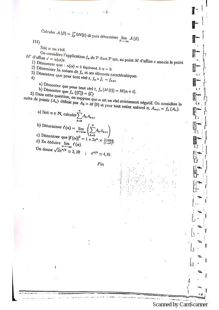 Page 79 — Recueille de sujet bac math c-d