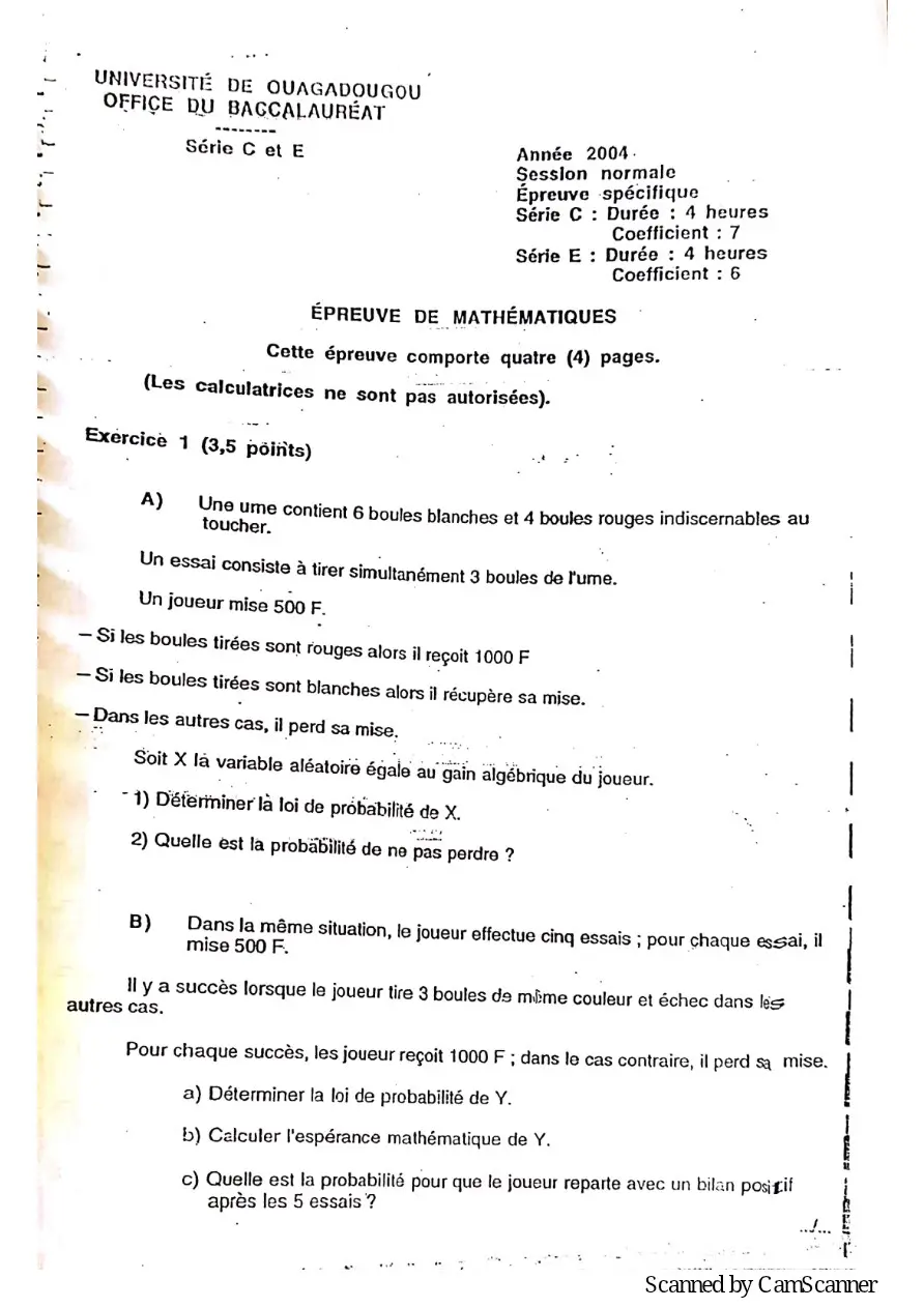 Page 86 — Recueille de sujet bac math c-d