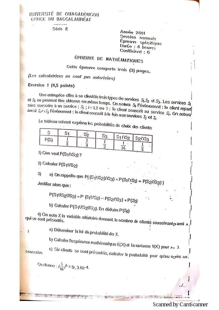 Page 100 — Recueille de sujet bac math c-d