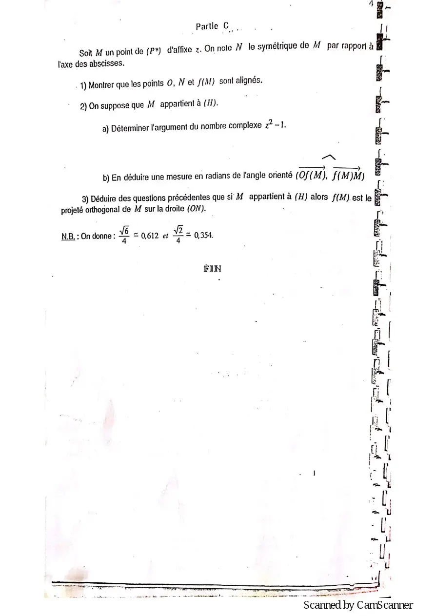 Page 99 — Recueille de sujet bac math c-d