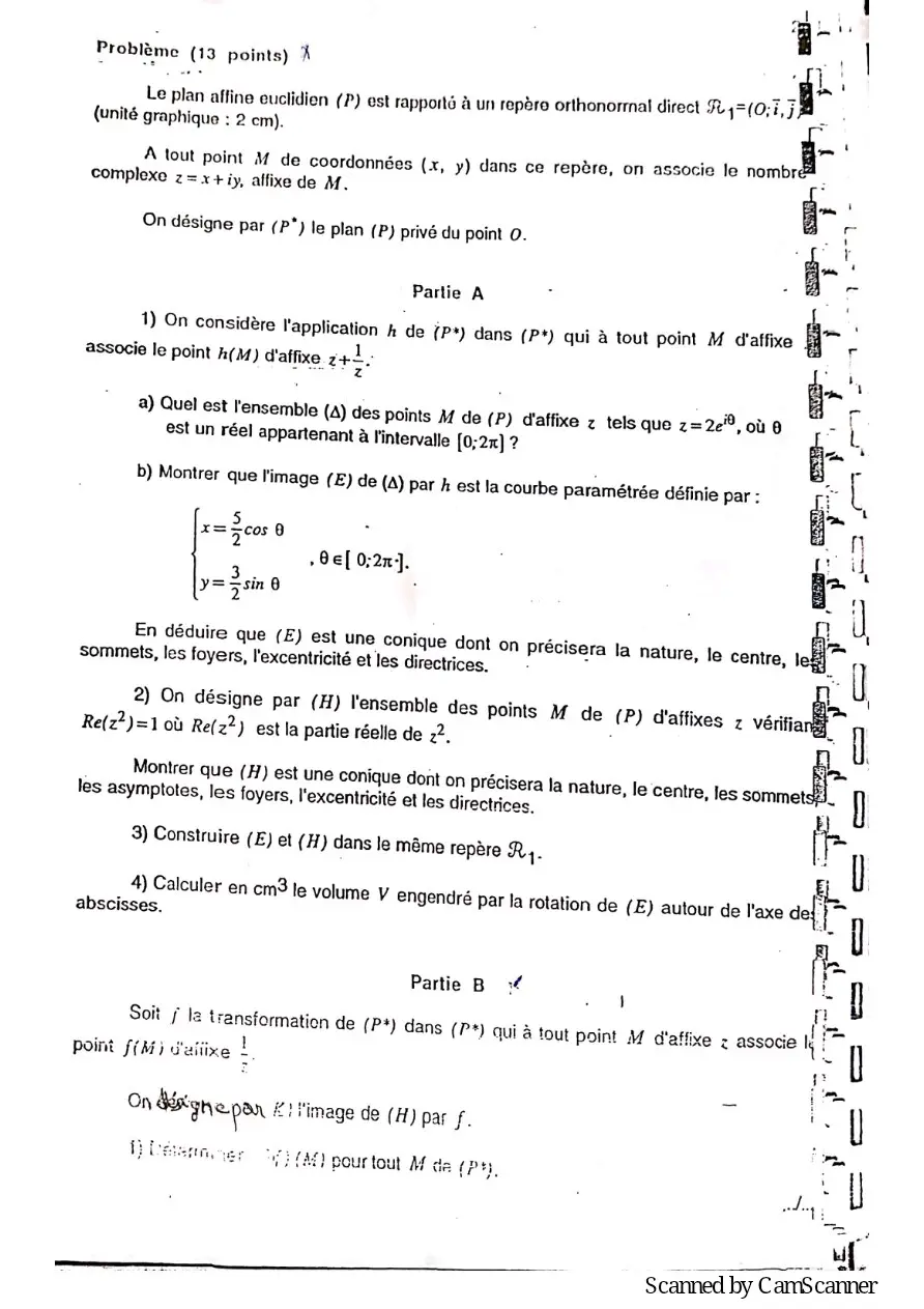 Page 97 — Recueille de sujet bac math c-d
