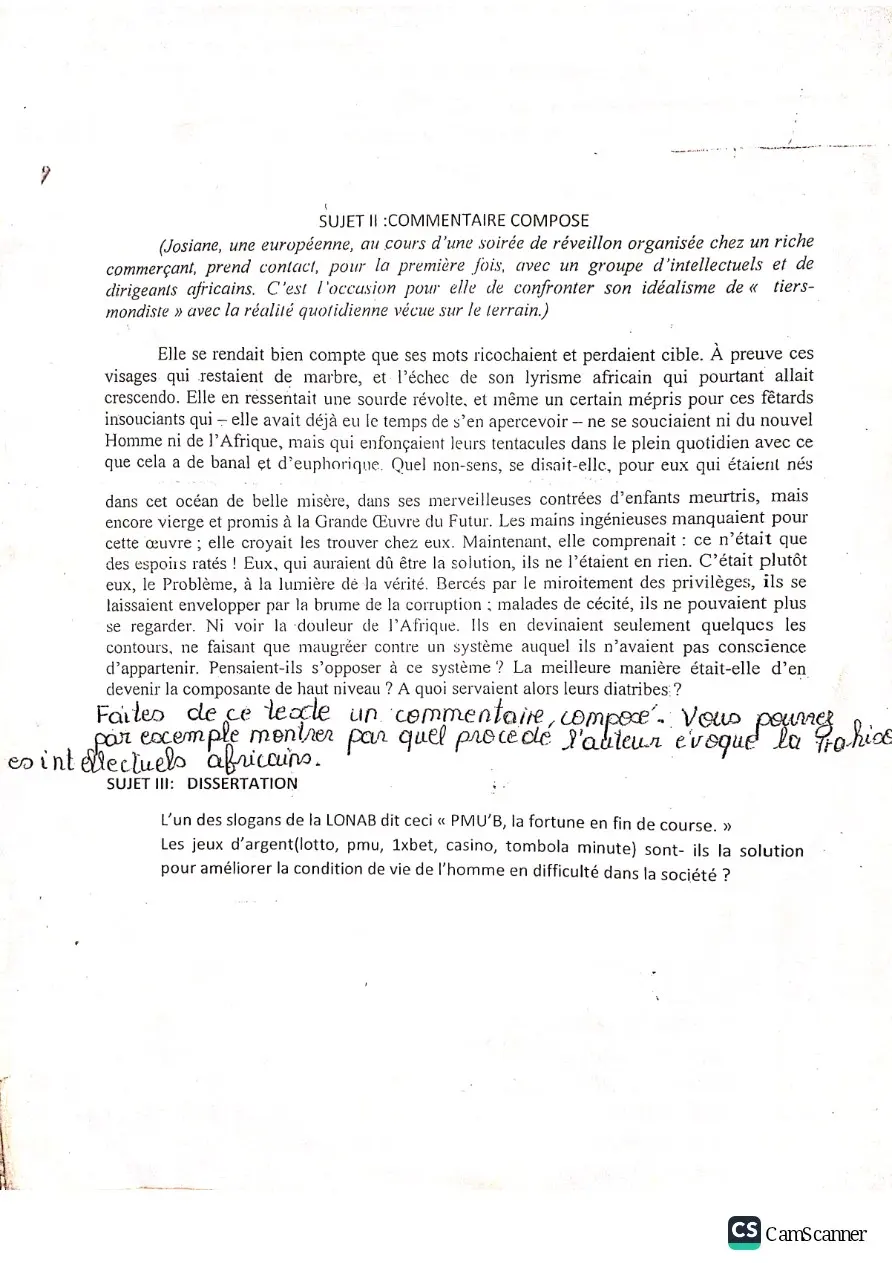 Page 7 — Devoir français 