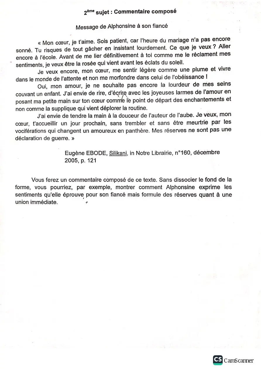 Page 9 — Devoir français 