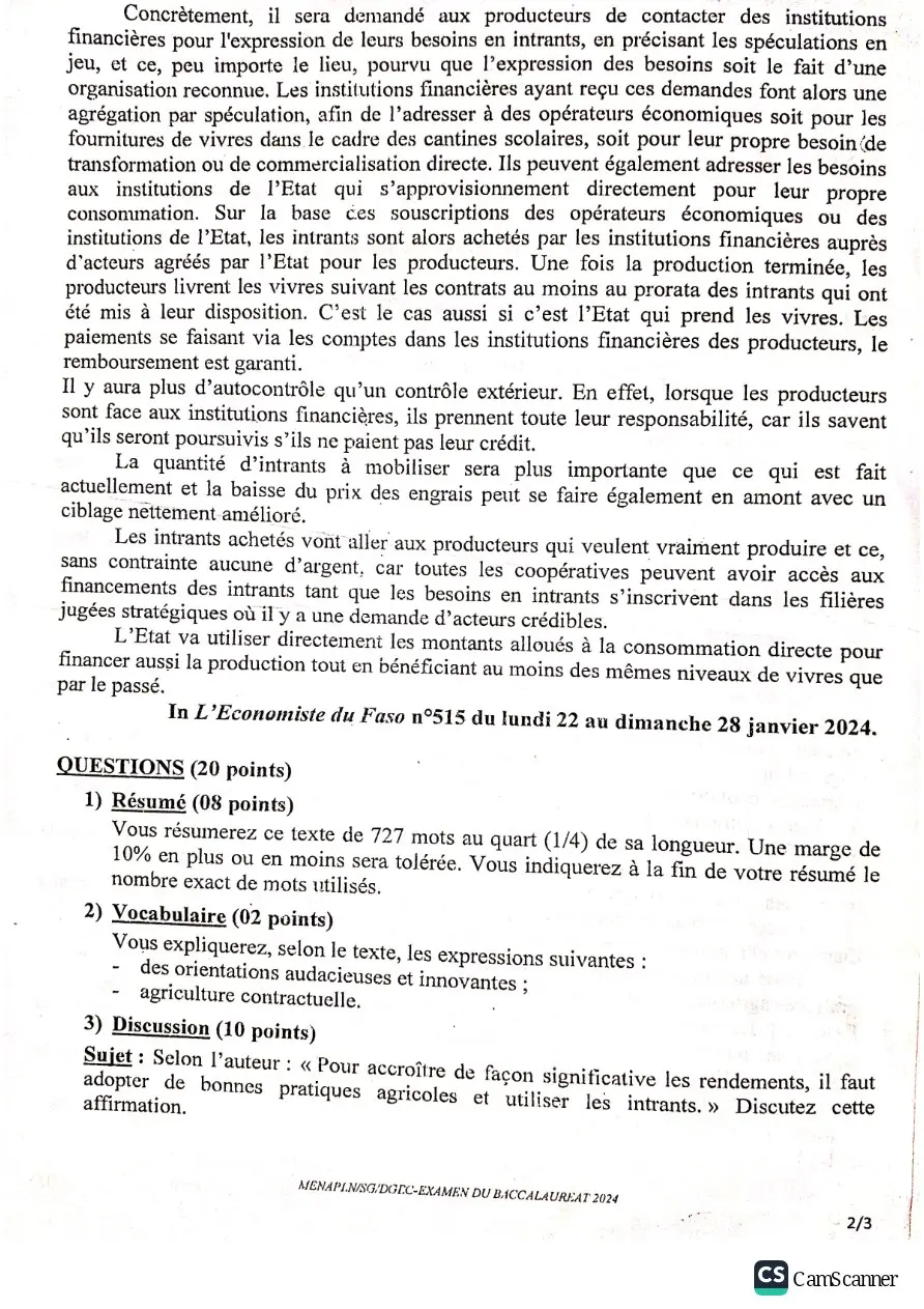 Page 17 — Devoir français 