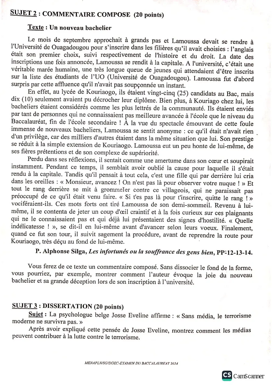 Page 18 — Devoir français 