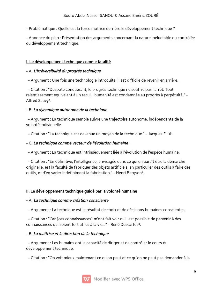 Page 9 — Sujets de dissertation de philosophie