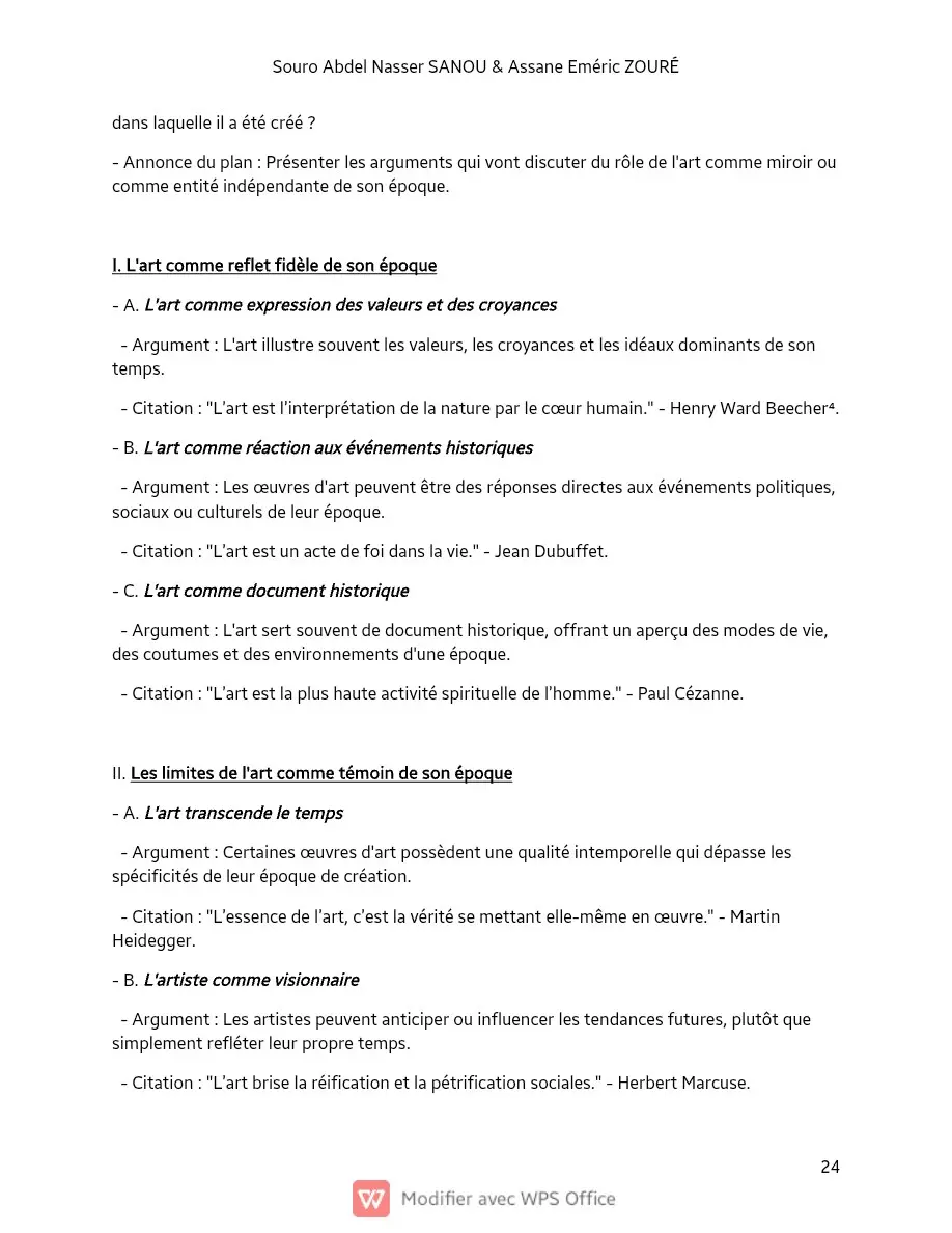 Page 24 — Sujets de dissertation de philosophie