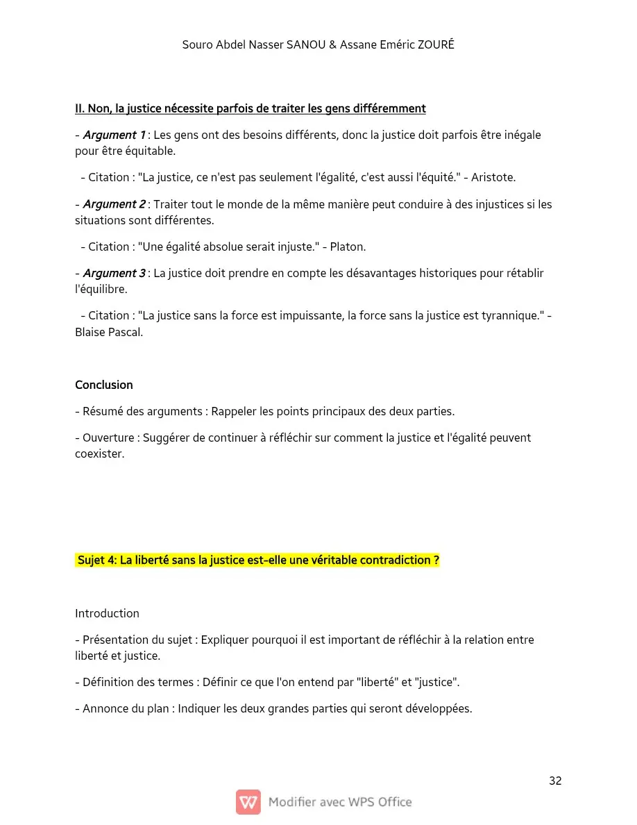 Page 32 — Sujets de dissertation de philosophie