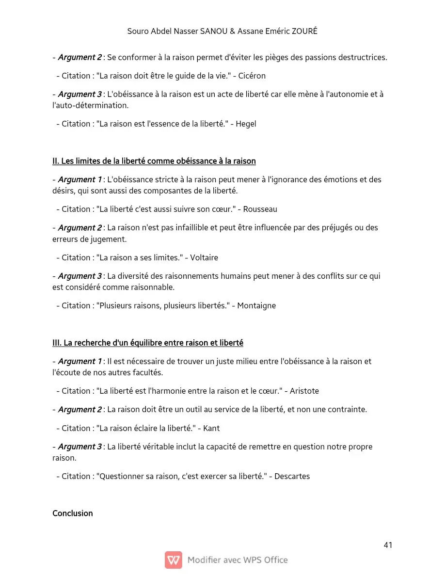 Page 41 — Sujets de dissertation de philosophie