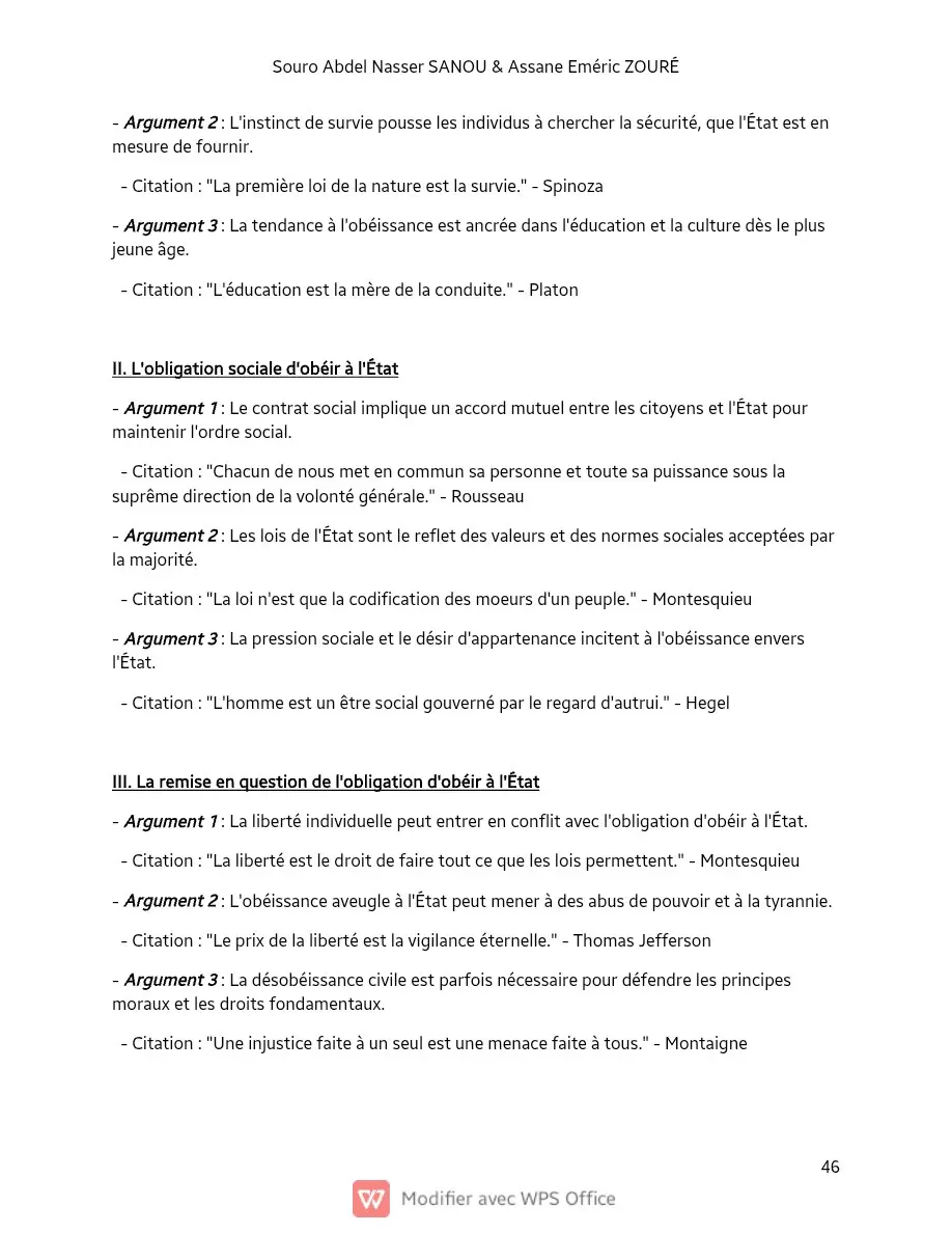 Page 46 — Sujets de dissertation de philosophie