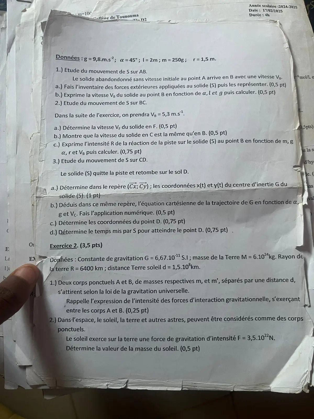 Page 3 — Devoir de pc