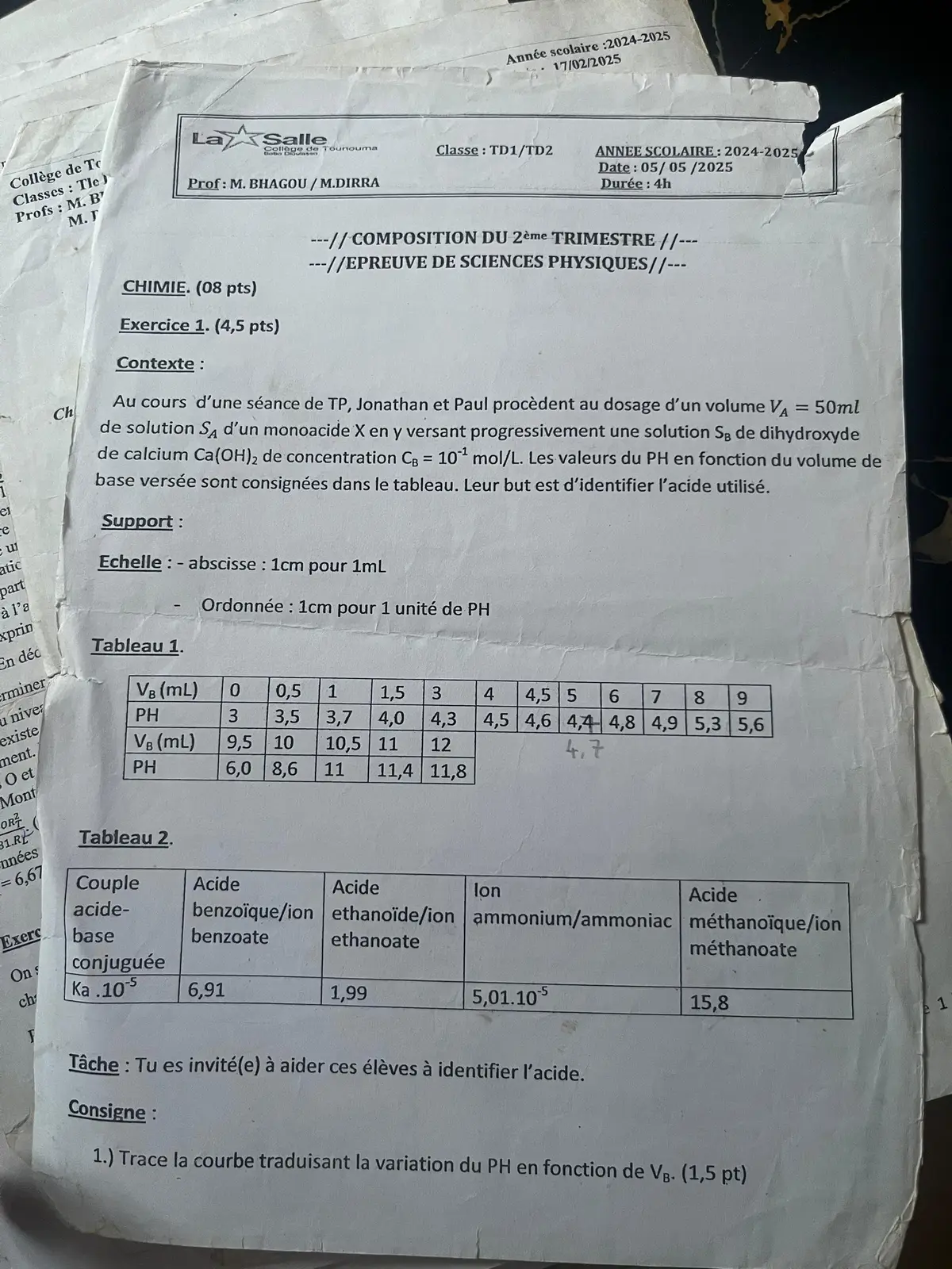 Page 5 — Devoir de pc