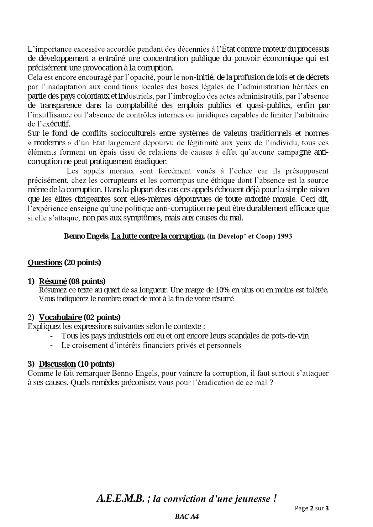 Page 2 — Bac français 